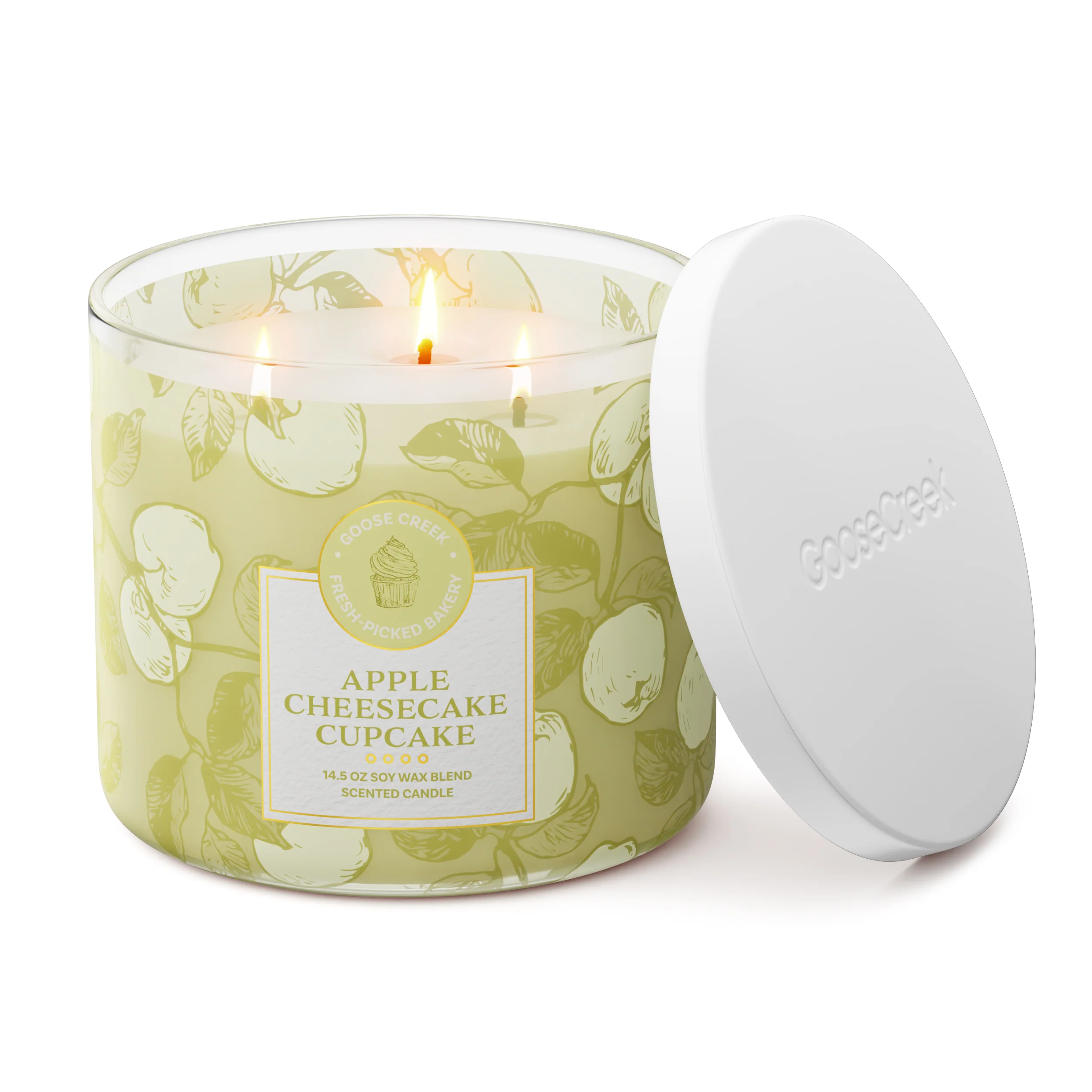 Apple Cheesecake Cupcake 3-Wick Candle - Image 3