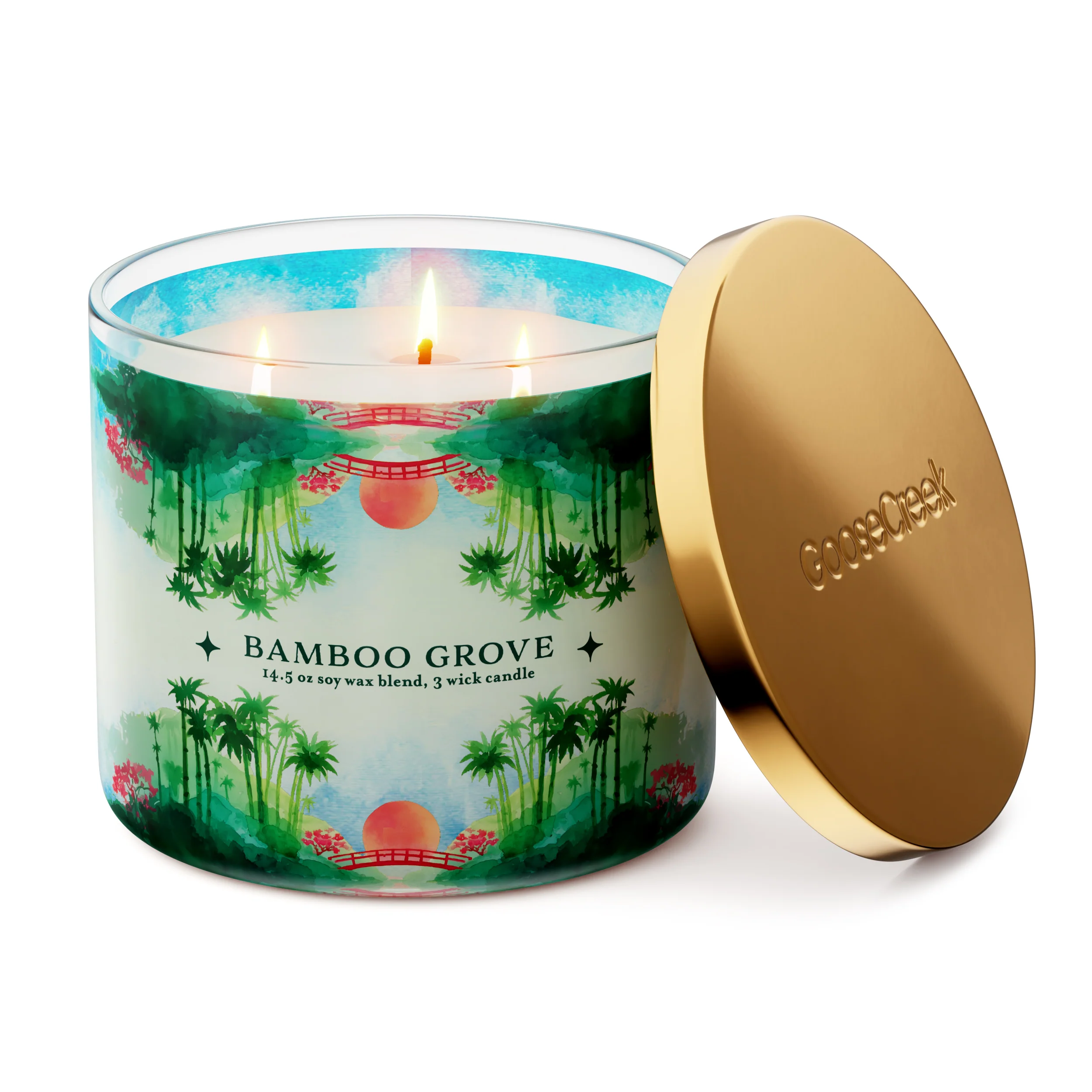 Bamboo Grove 3-Wick Candle - Image 3