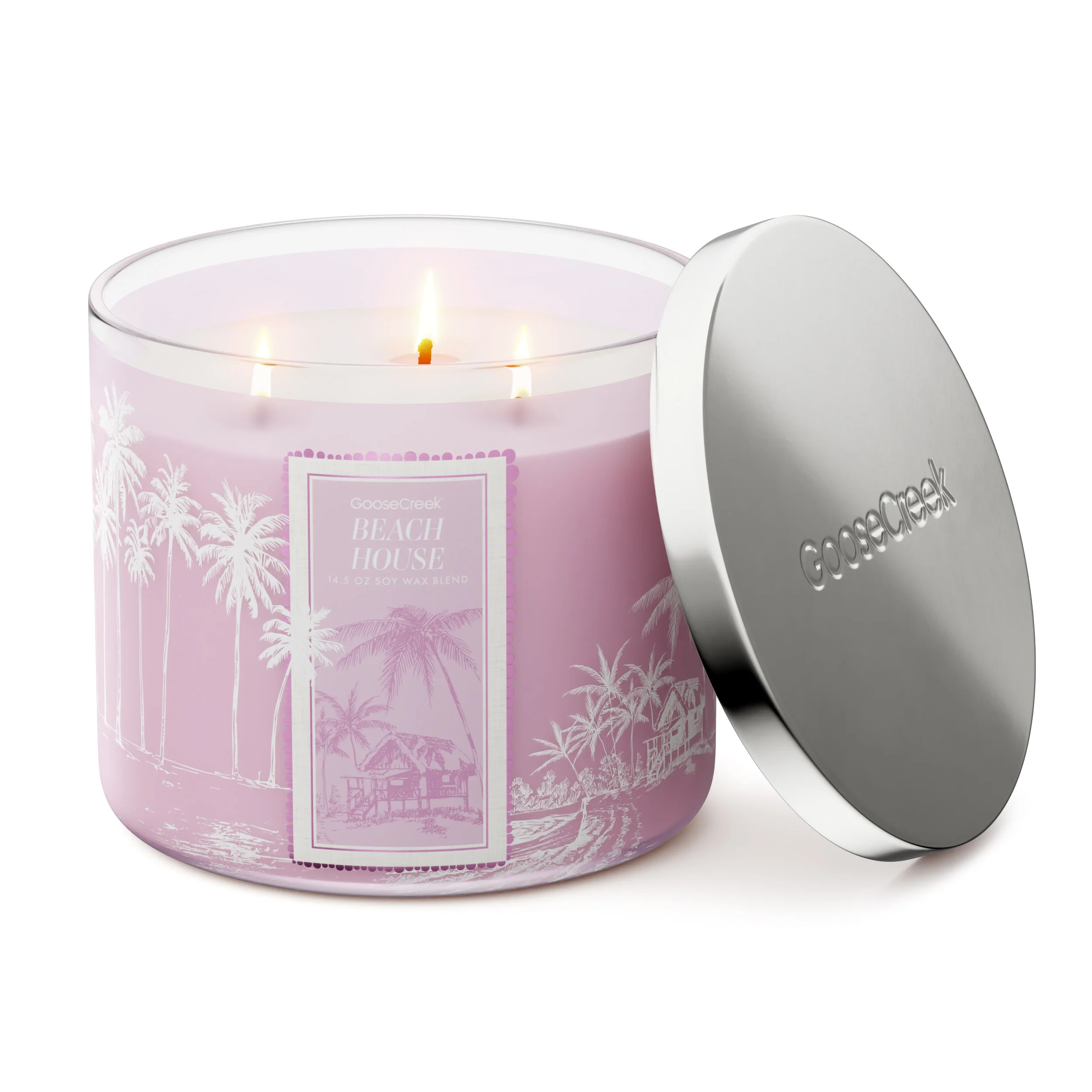 Beach House 3-Wick Candle - Image 3