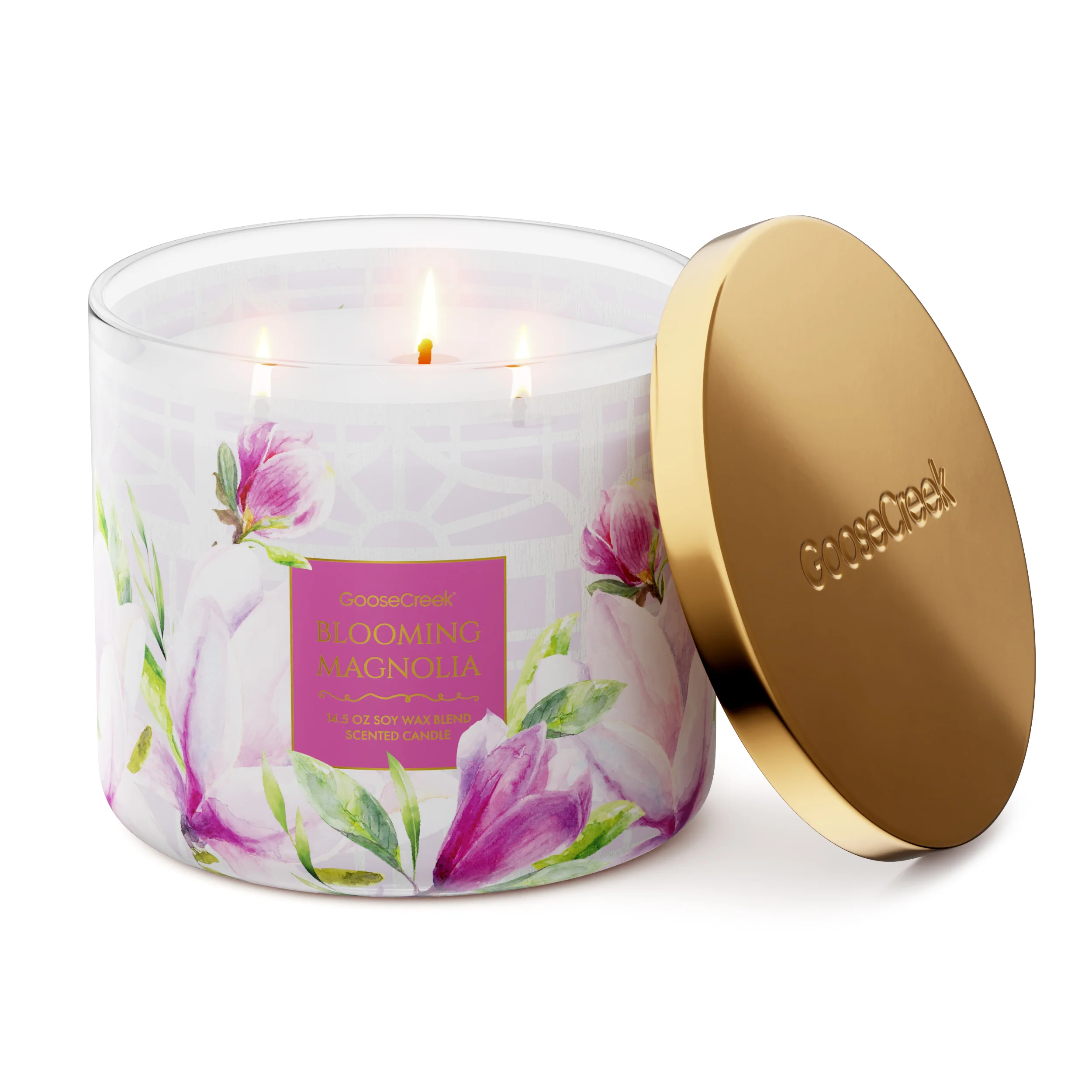 Blooming Magnolia 3-Wick Candle - Image 3