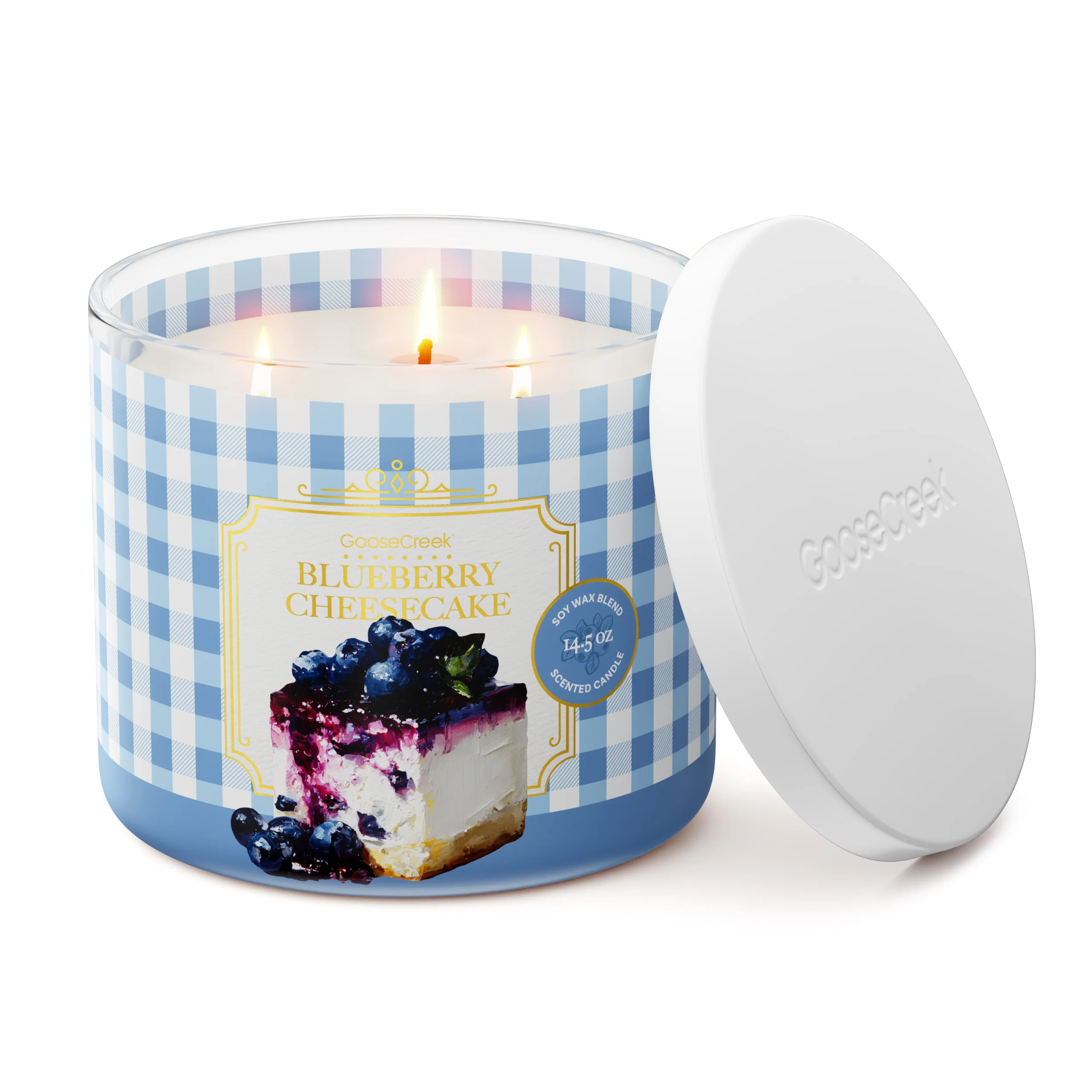Blueberry Cheesecake 3-Wick Candle - Image 3