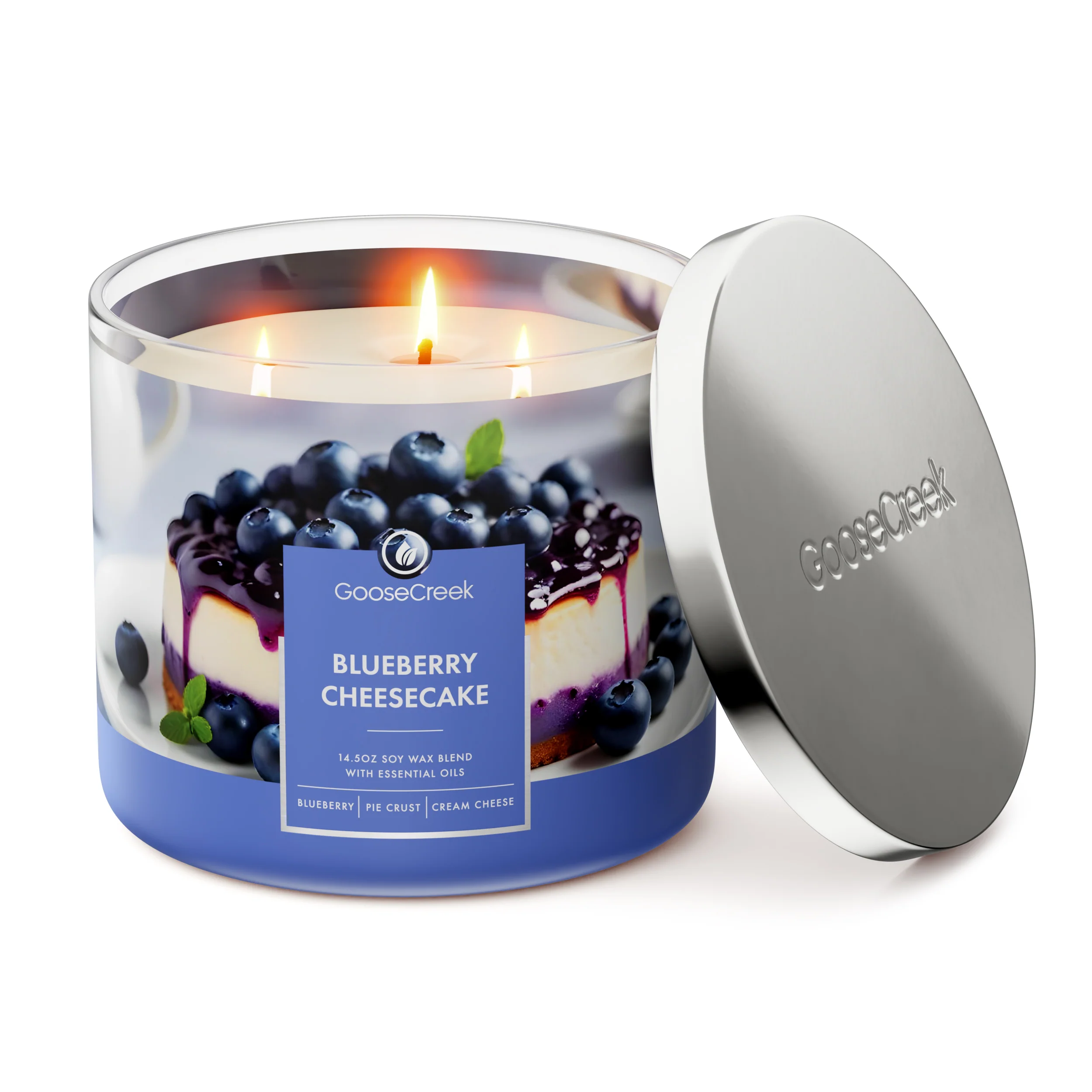 Blueberry Cheesecake 3-Wick Candle - Image 3