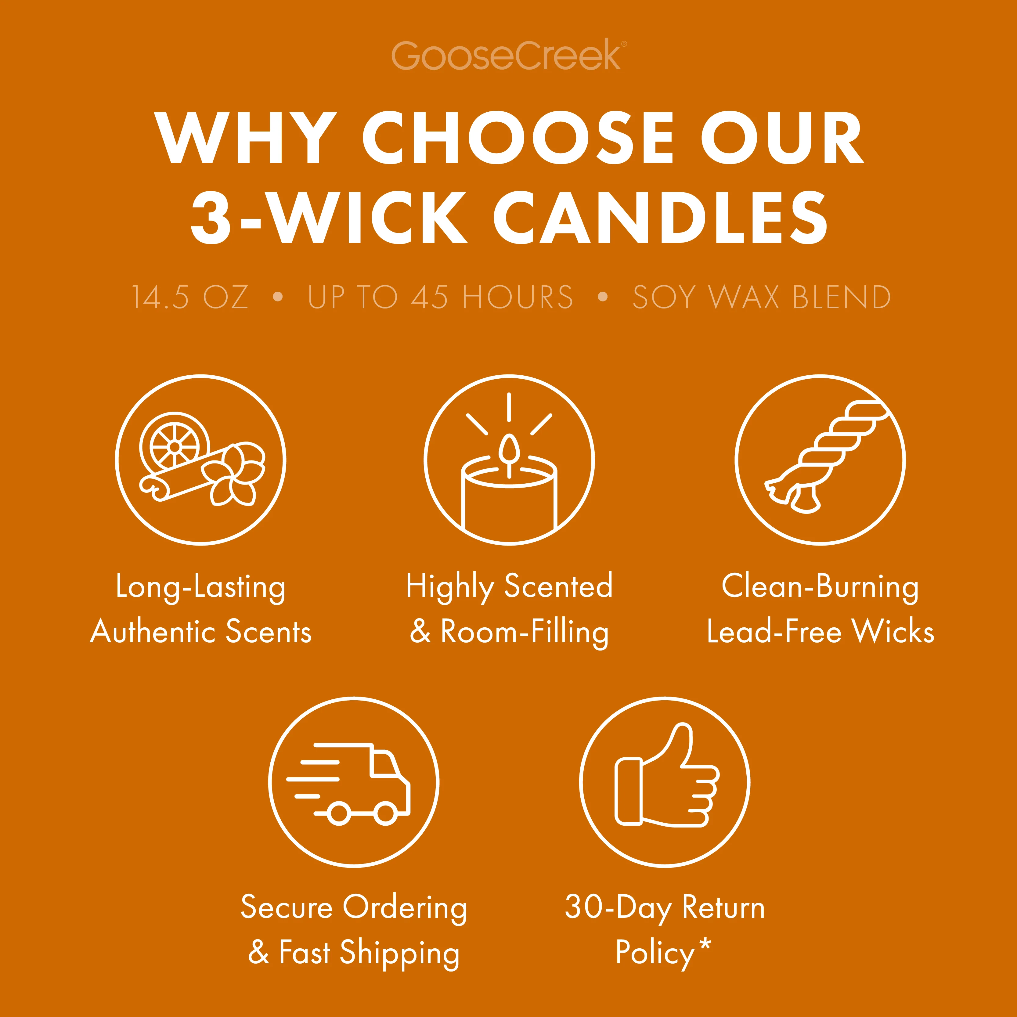 Butterscotch & Marshmallow Cream 3-Wick Candle - Image 4