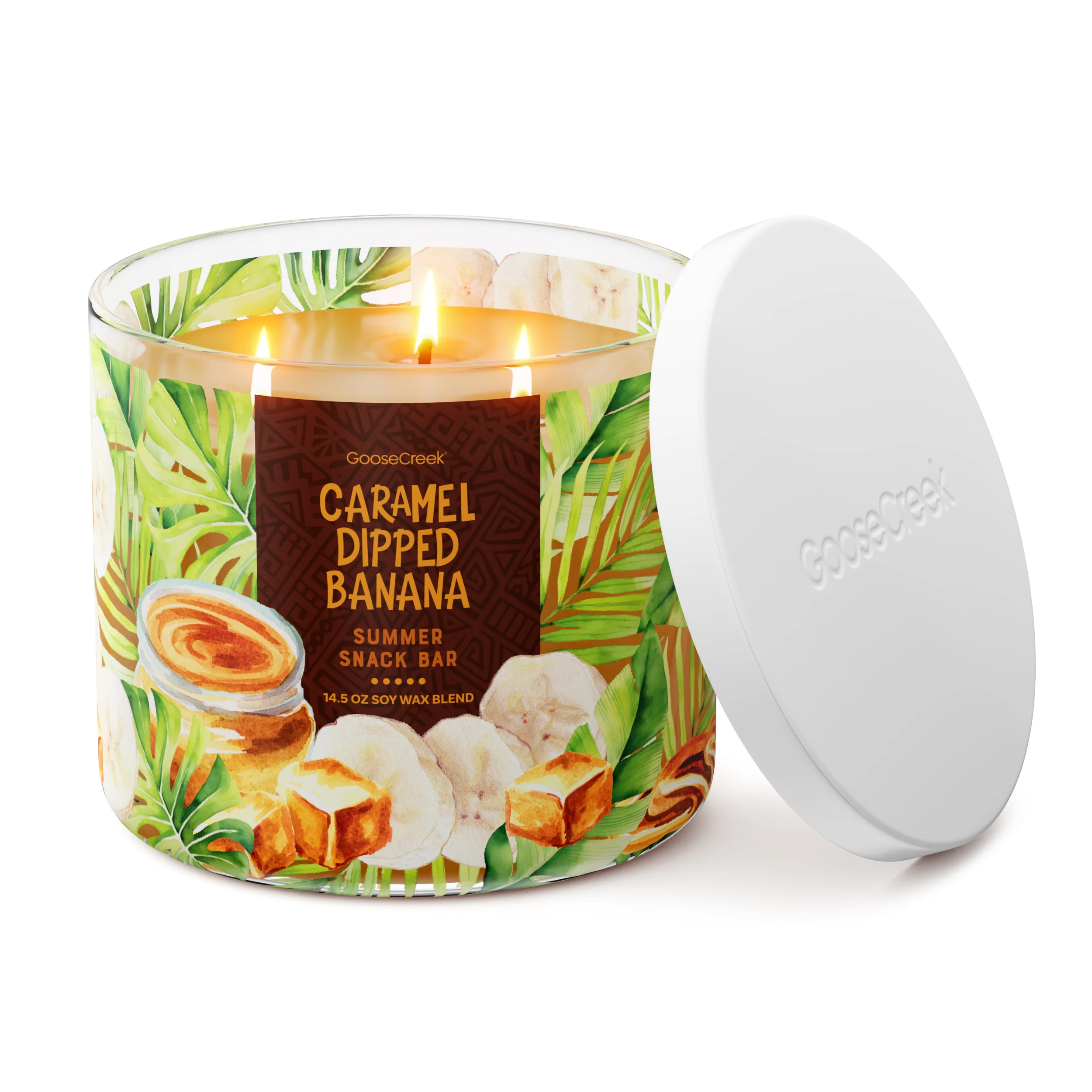 Caramel Dipped Banana 3-Wick Candle - Image 3