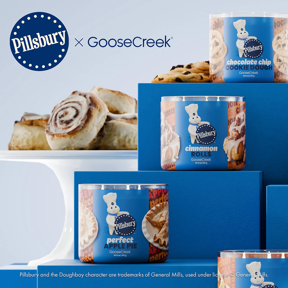 Cinnamon Rolls 3-Wick Pillsbury Candle - Image 3