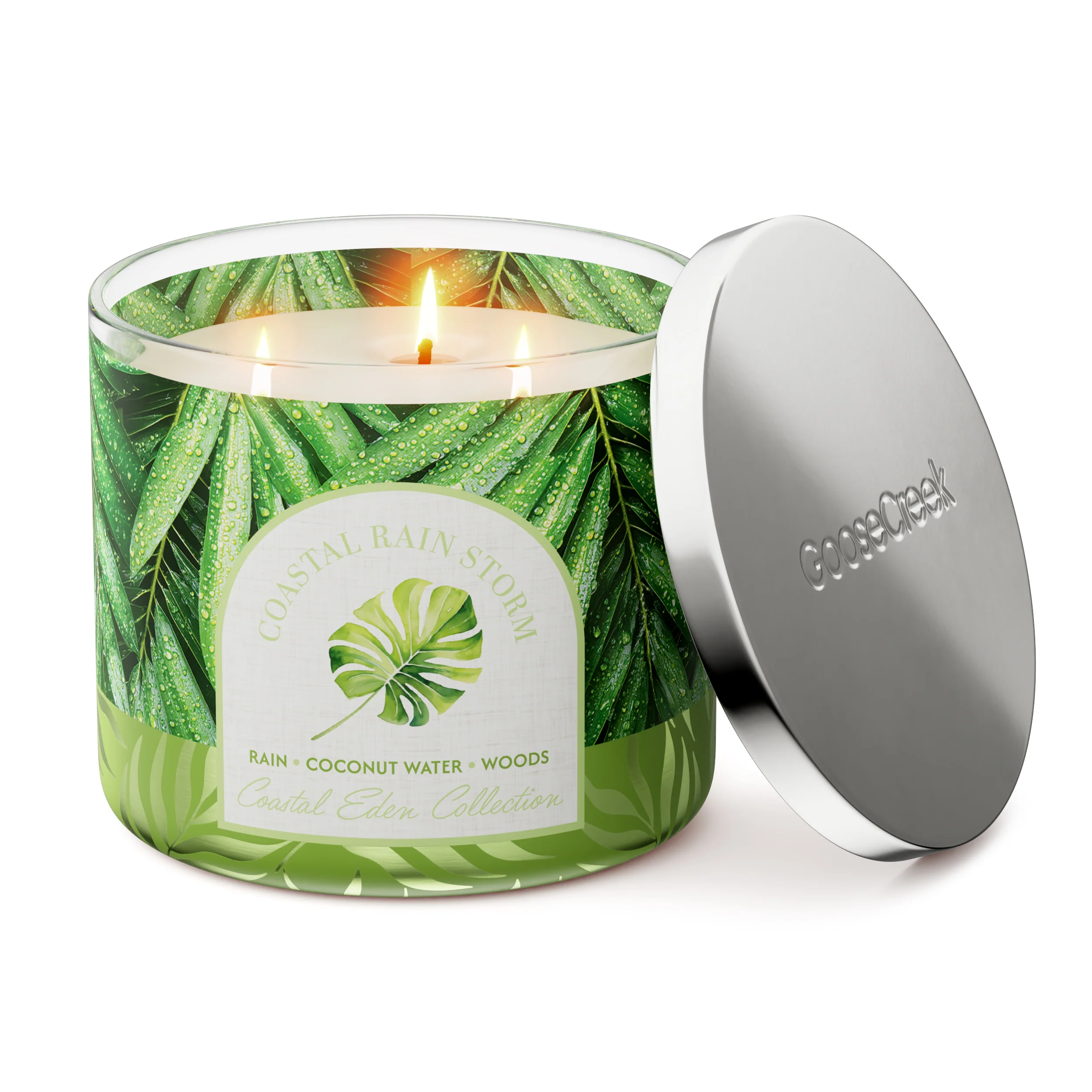 Coastal Rain Storm 3-Wick Candle - Image 3