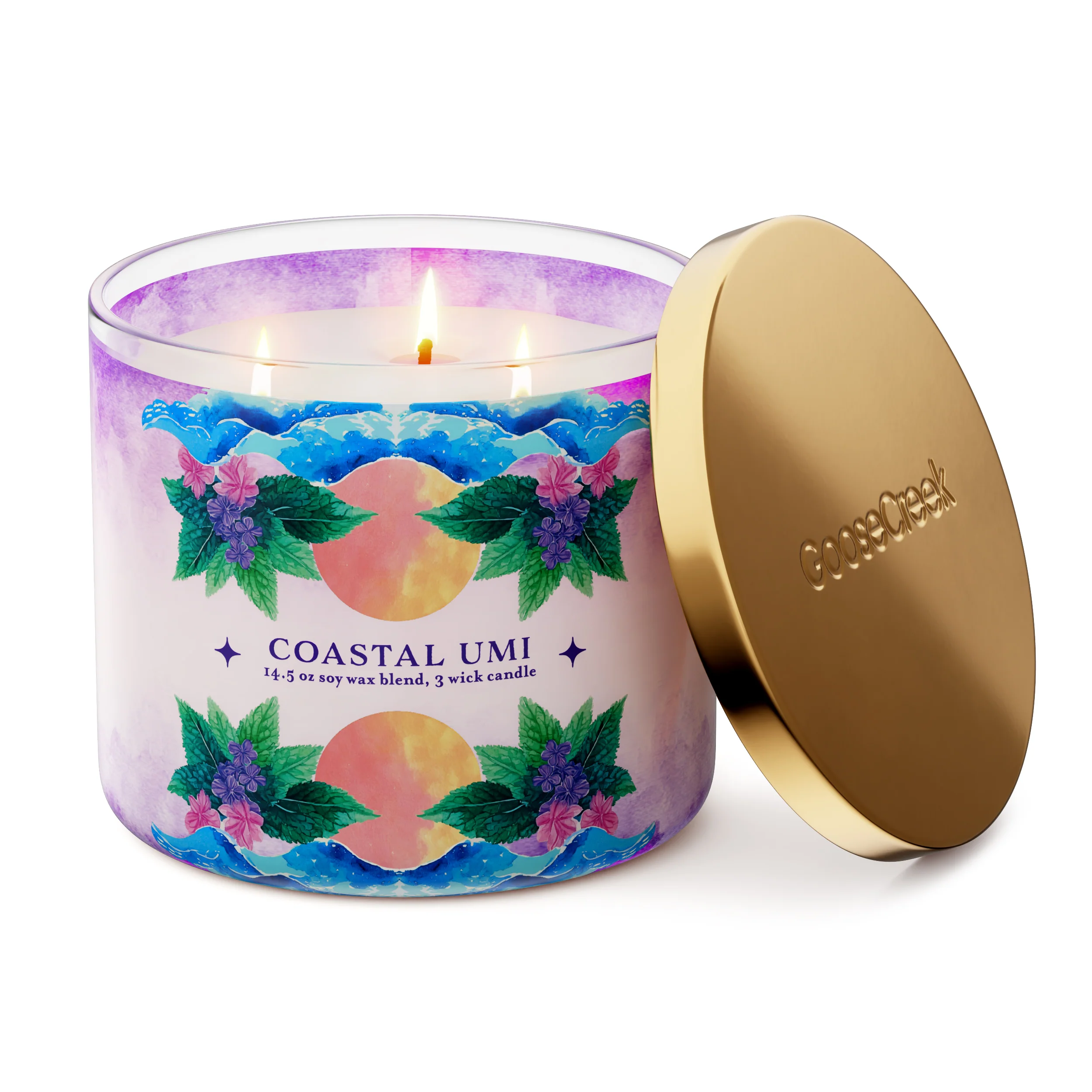 Coastal Umi 3-Wick Candle - Image 3