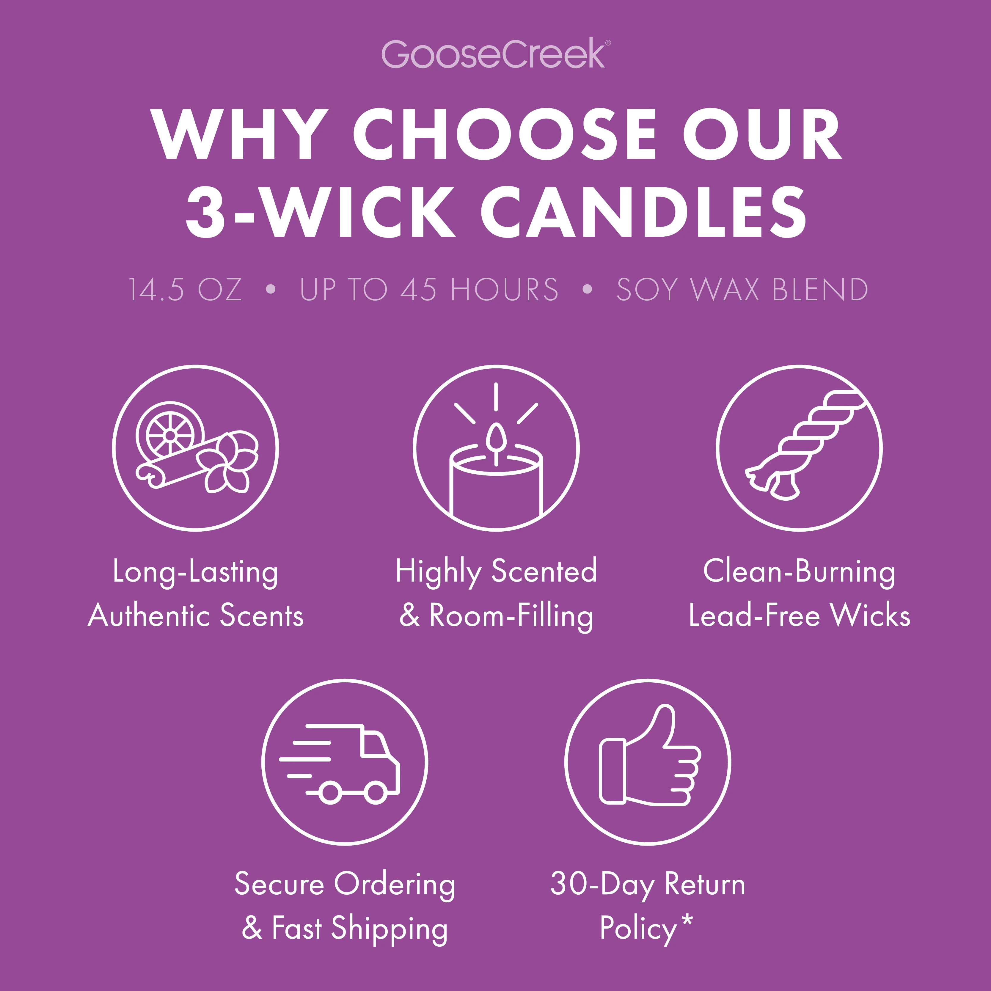 Coconut Beachwood 3-Wick Candle - Image 4
