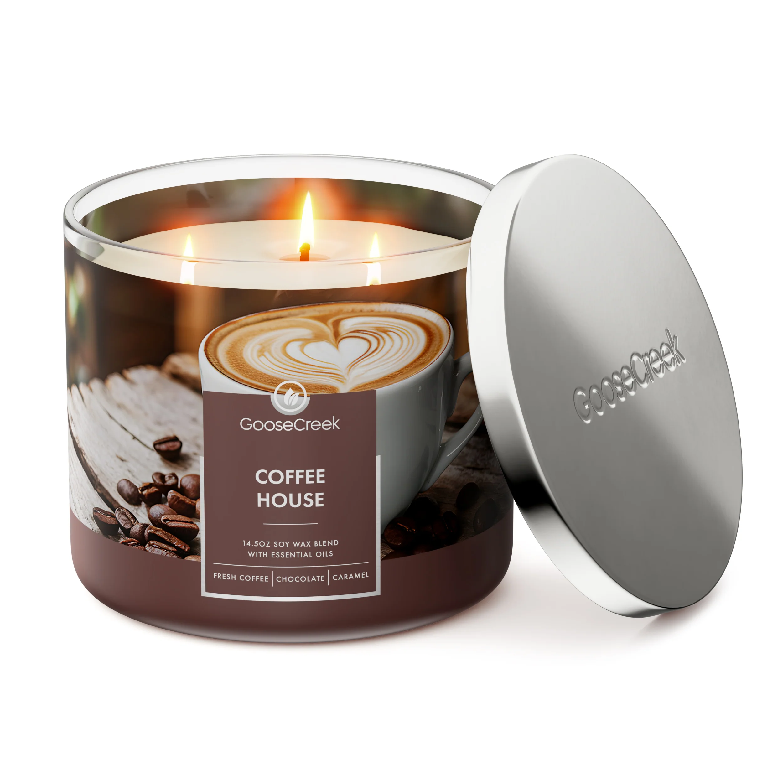 Coffee House 3-Wick Candle - Image 3