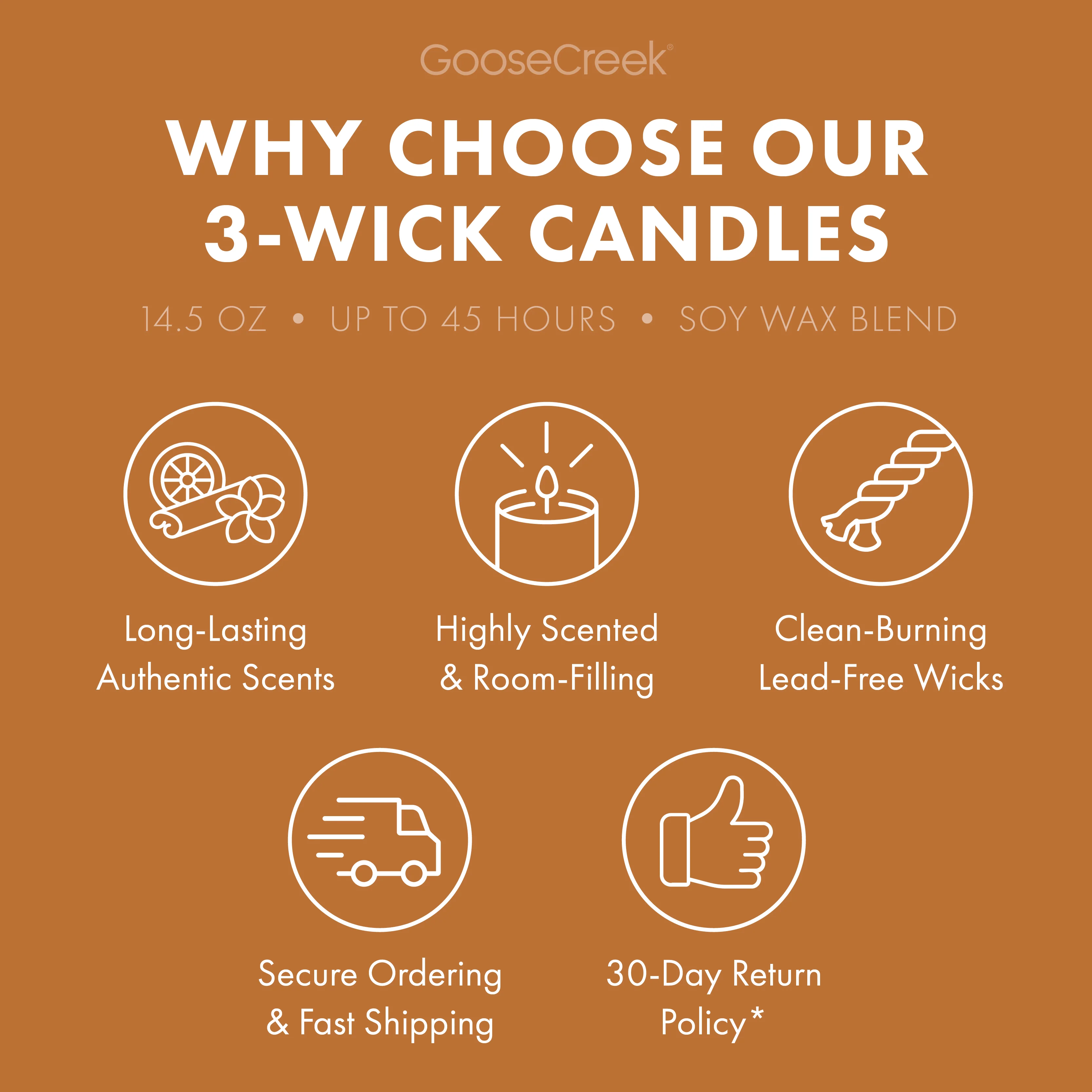 Cookie Butter Ice Cream 3-Wick Candle - Image 4