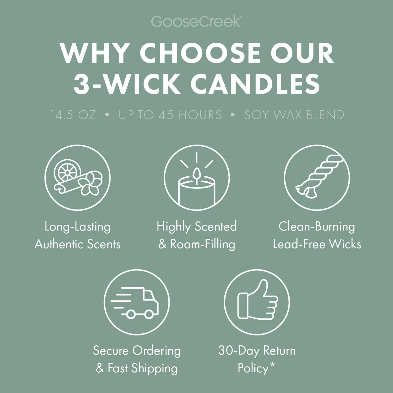 Eucalyptus & Mint Aromatherapy 3-Wick Candle - Image 4