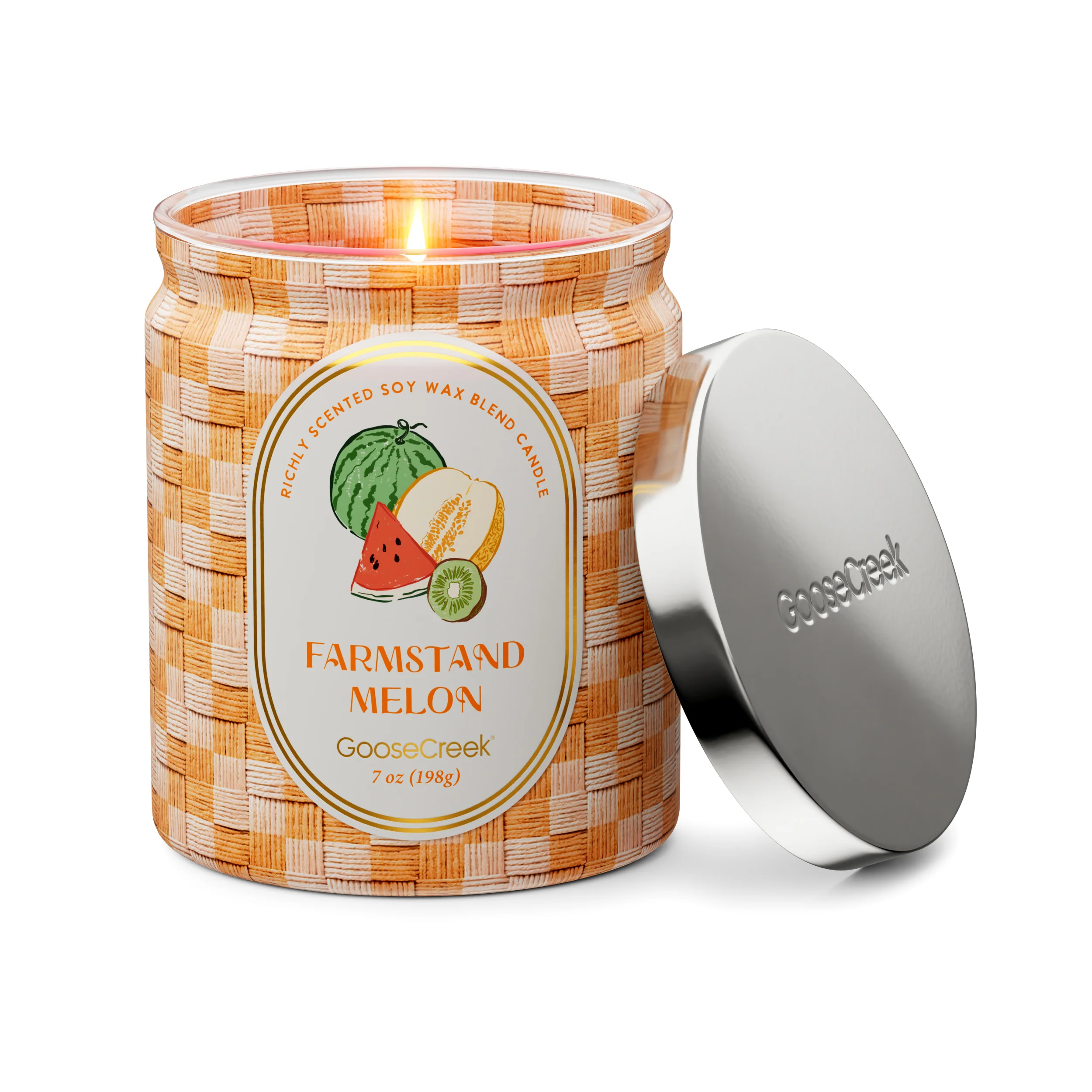 Farmstand Melon 7oz Single Wick Candle - Image 2