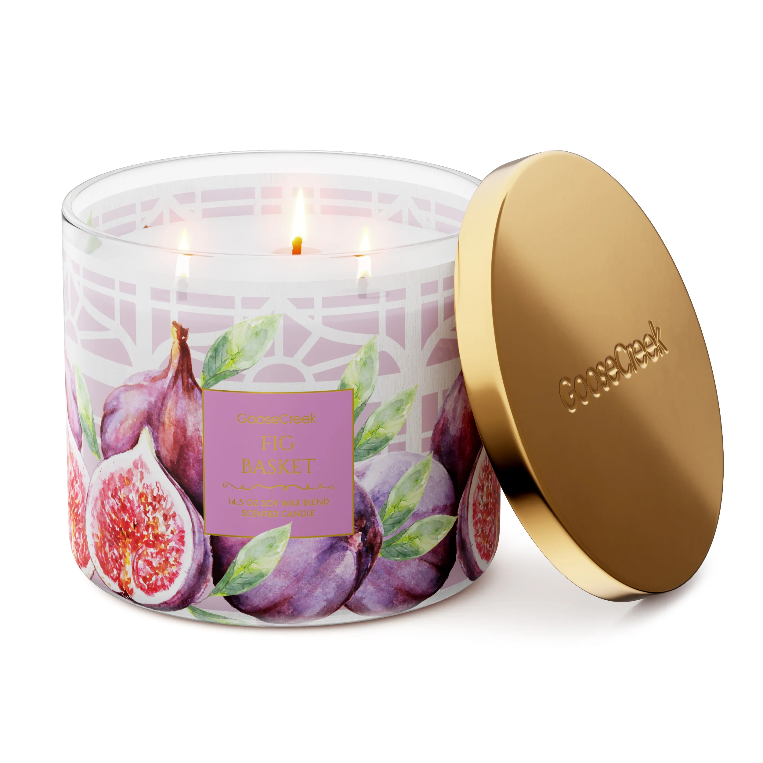 Fig Basket 3-Wick Candle - Image 3