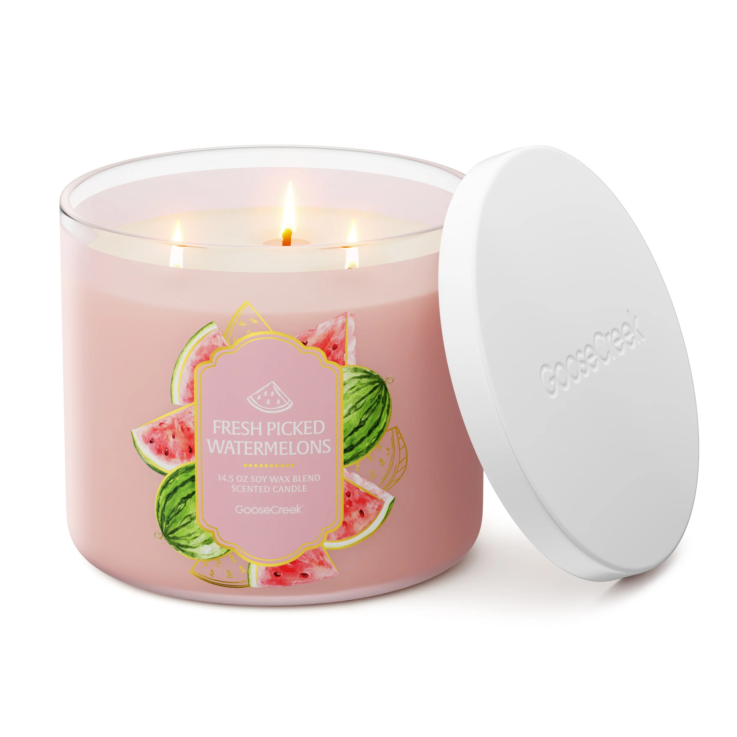 Fresh Picked Watermelon 3-Wick Candle - Image 3