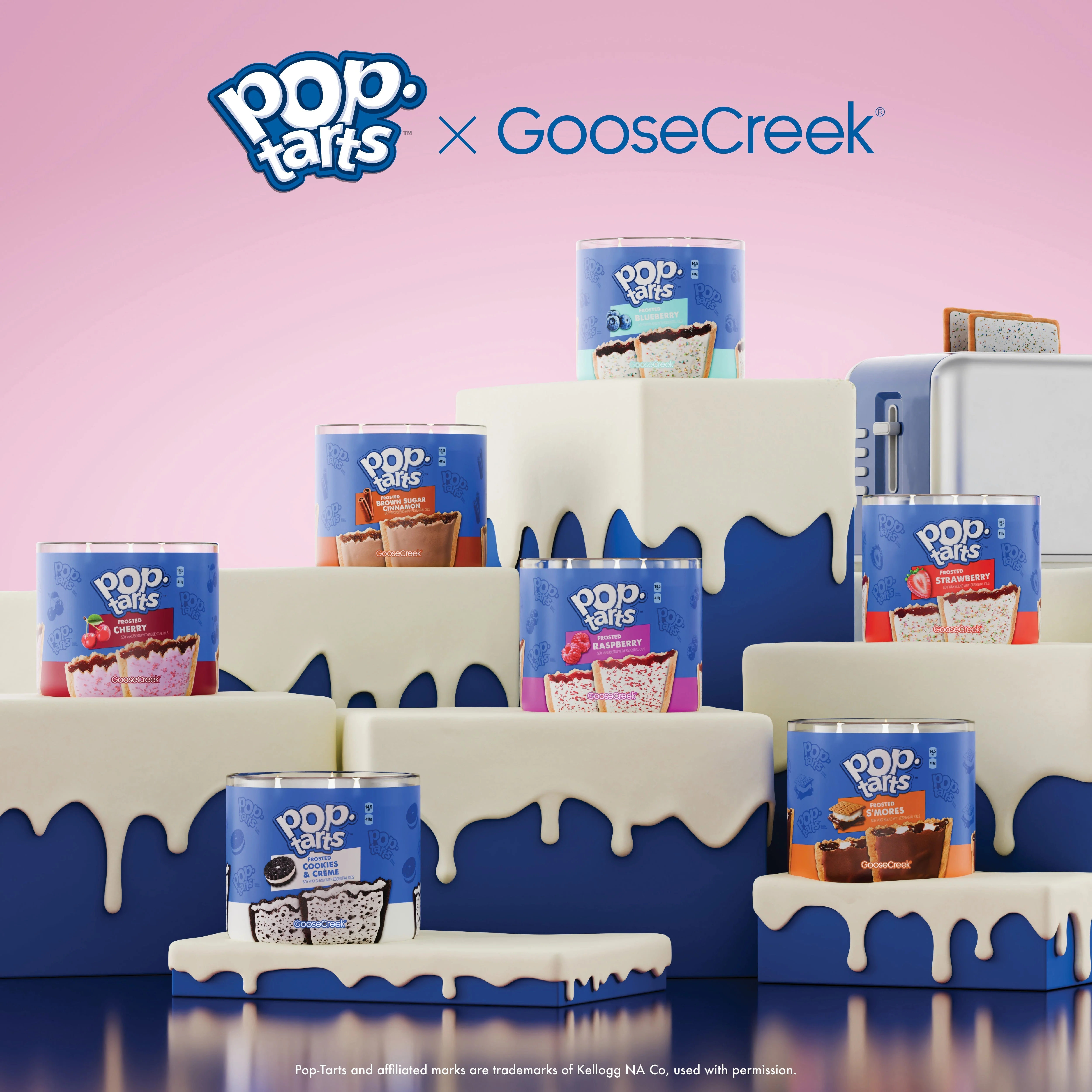 Frosted Brown Sugar Cinnamon Pop-Tarts 3-Wick Candle - Image 3