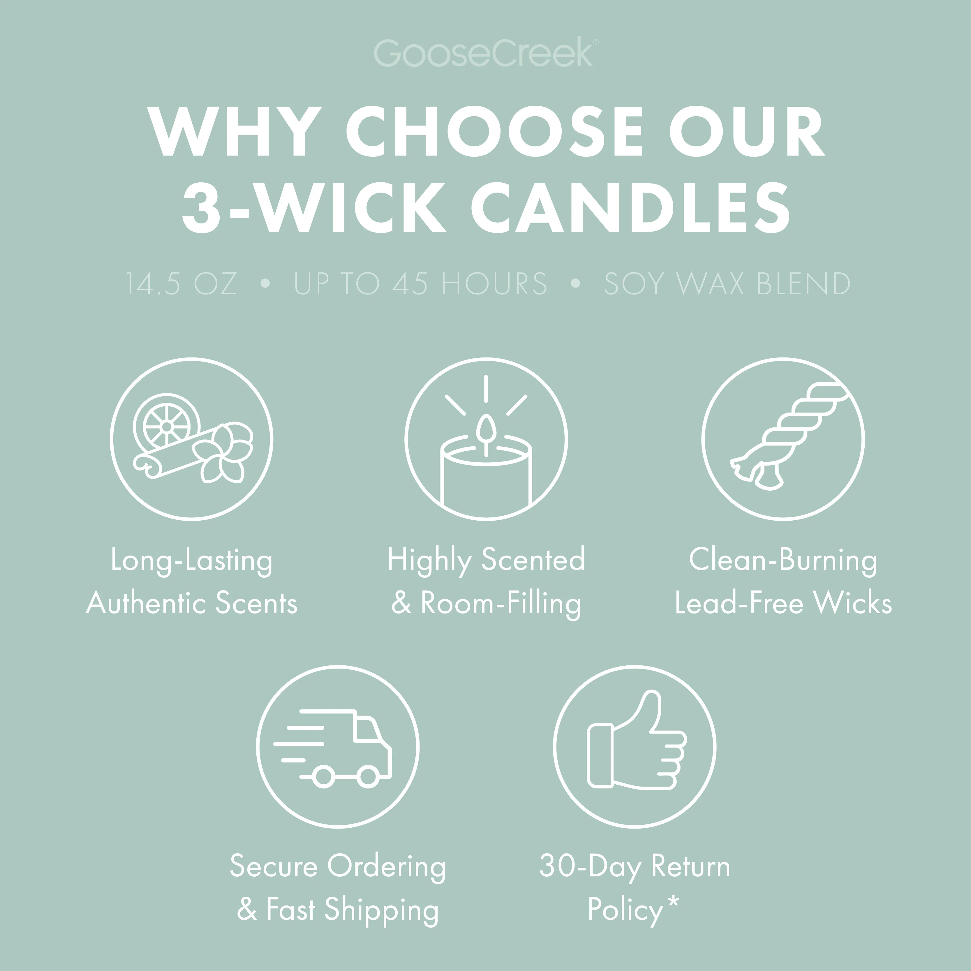 Gardenia Petals 3-Wick Candle - Image 4