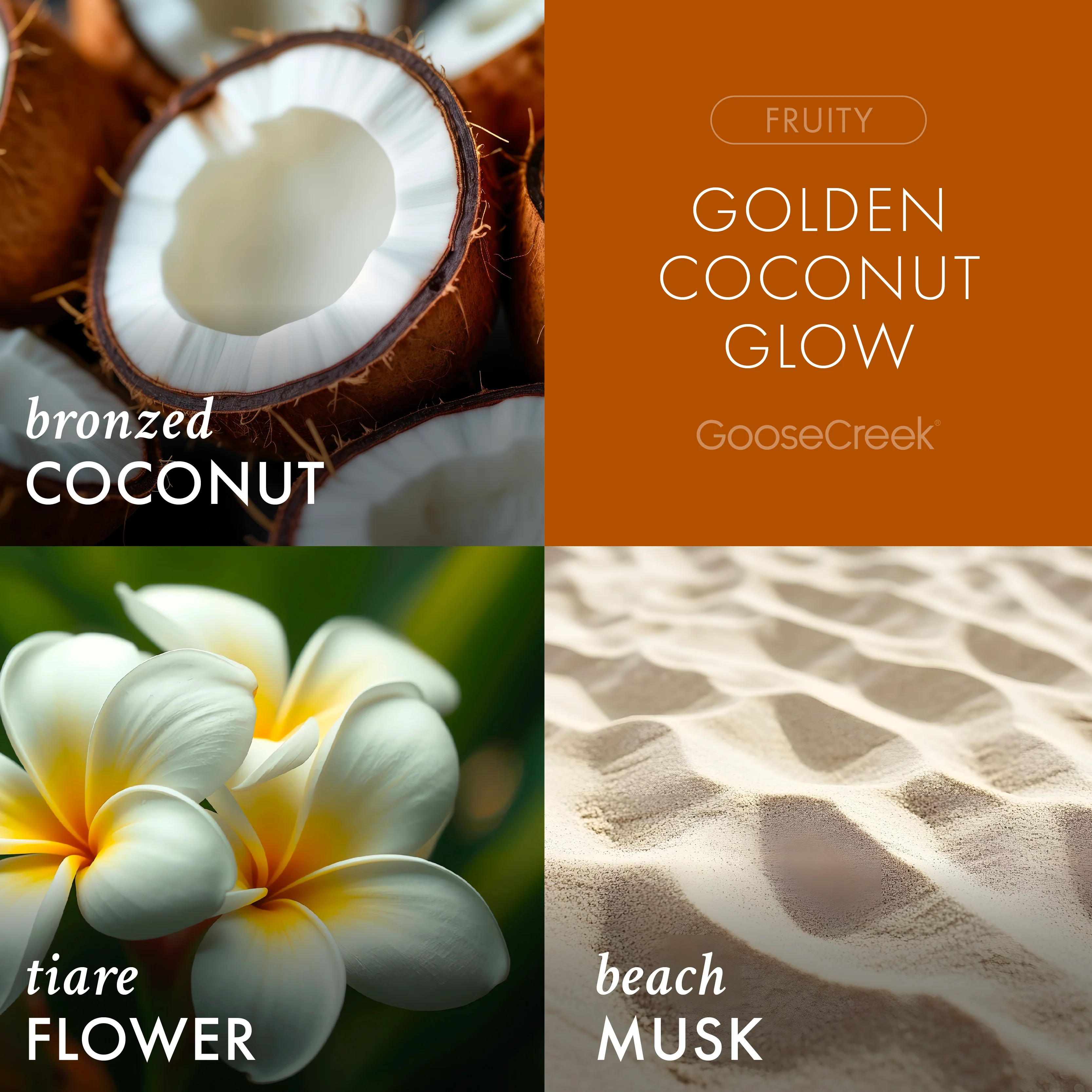 Golden Coconut Glow 3-Wick Candle - Image 2