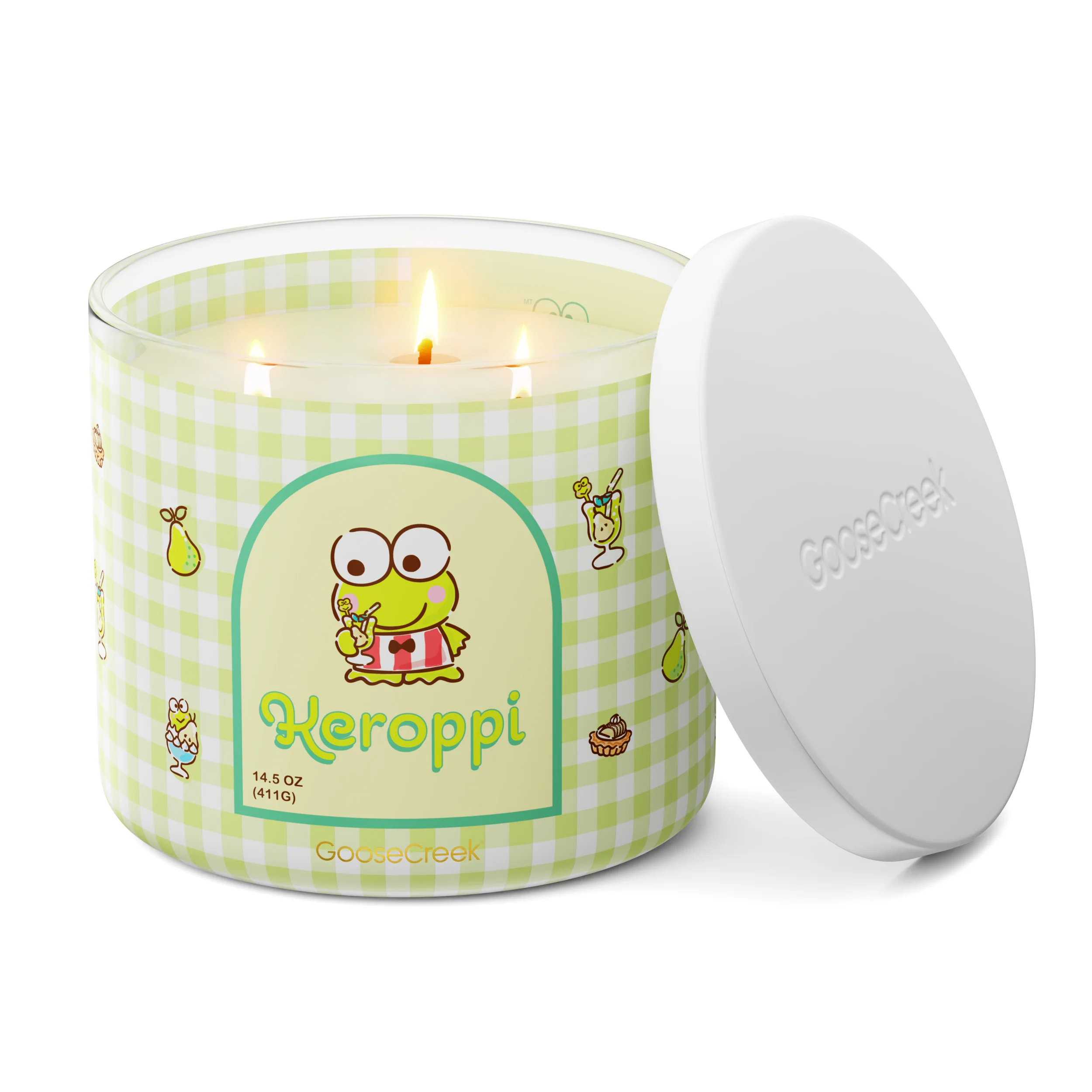 Keroppi Hello Kitty 3-Wick Candle - Image 3