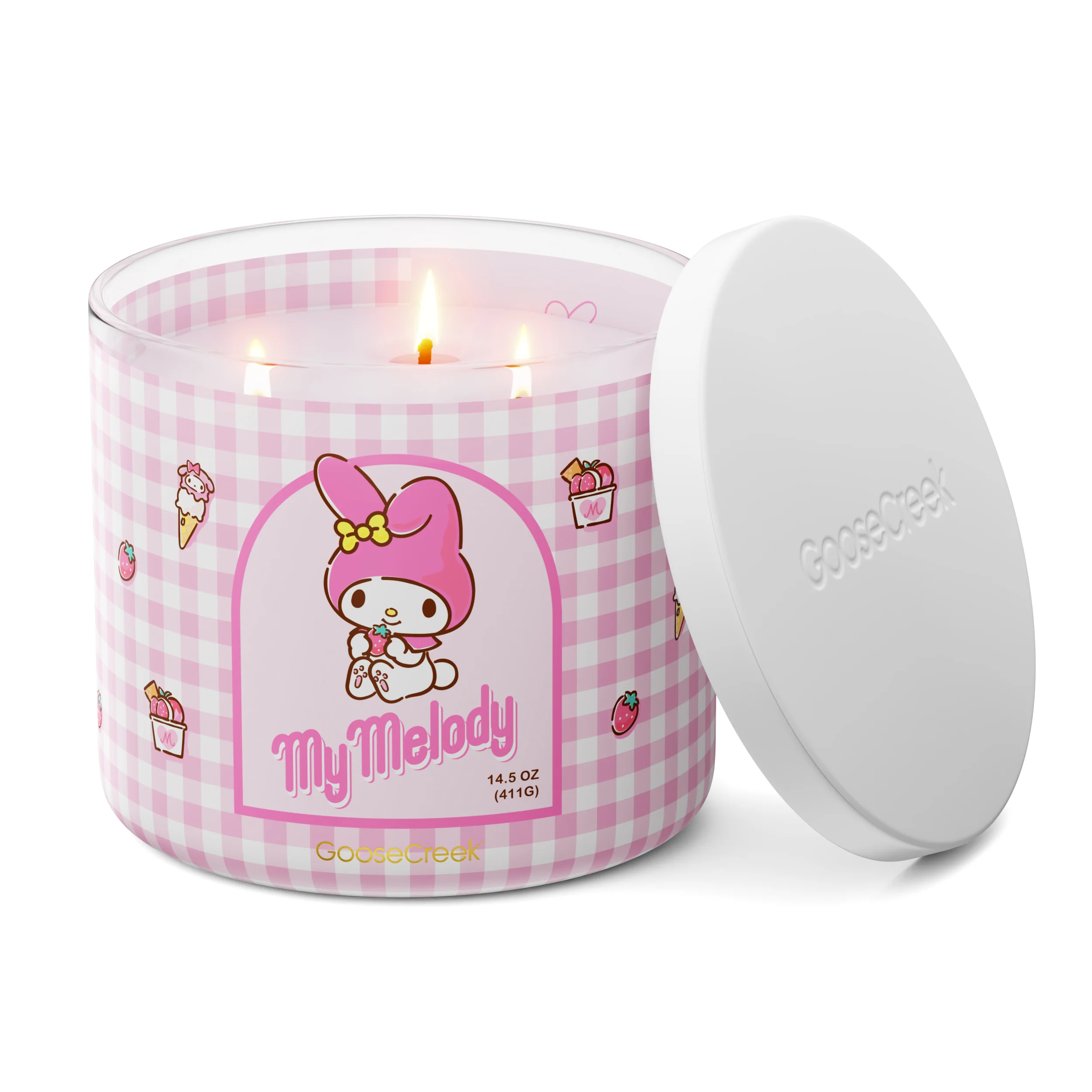My Melody Hello Kitty 3-Wick Candle - Image 3