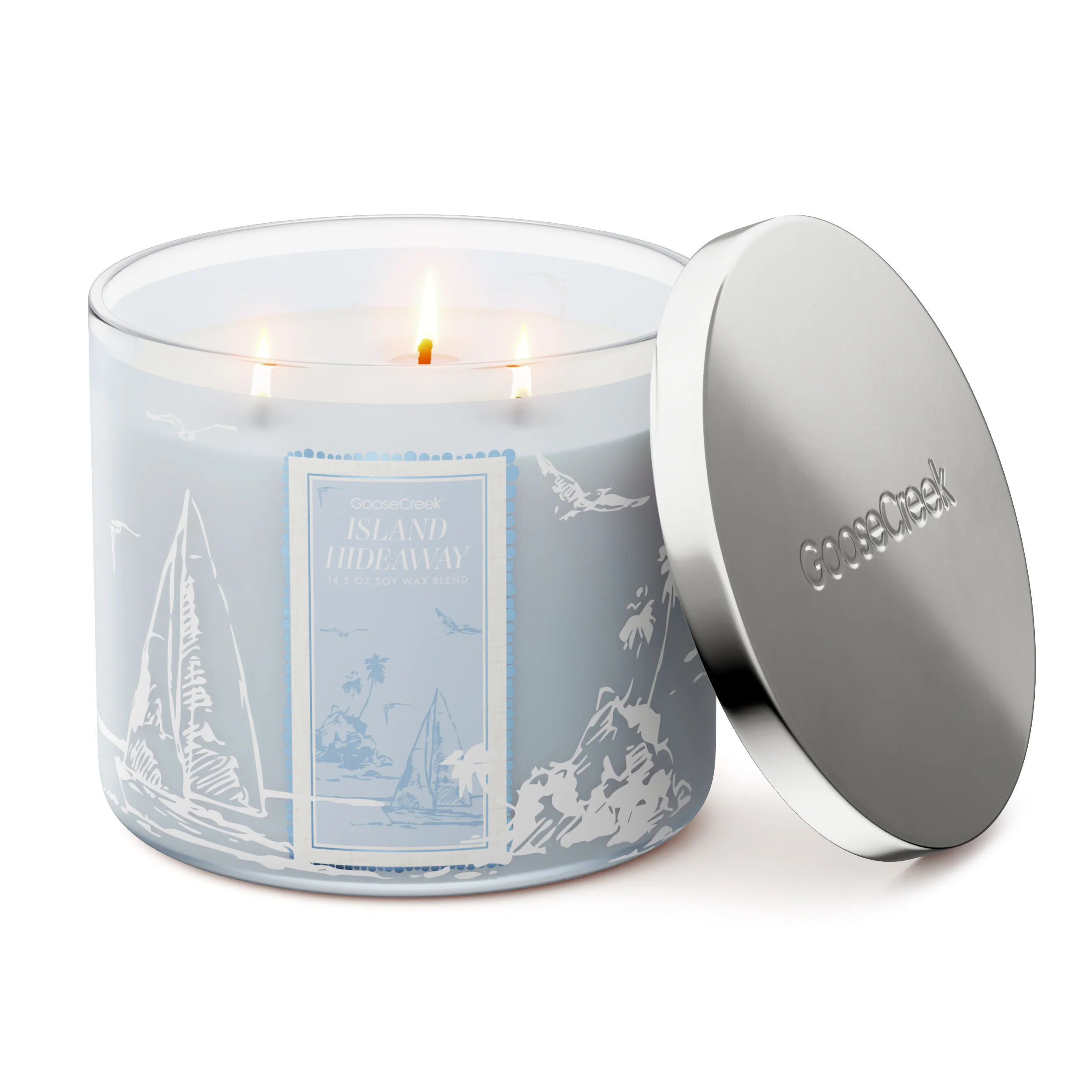 Island Hideaway 3-Wick Candle - Image 3