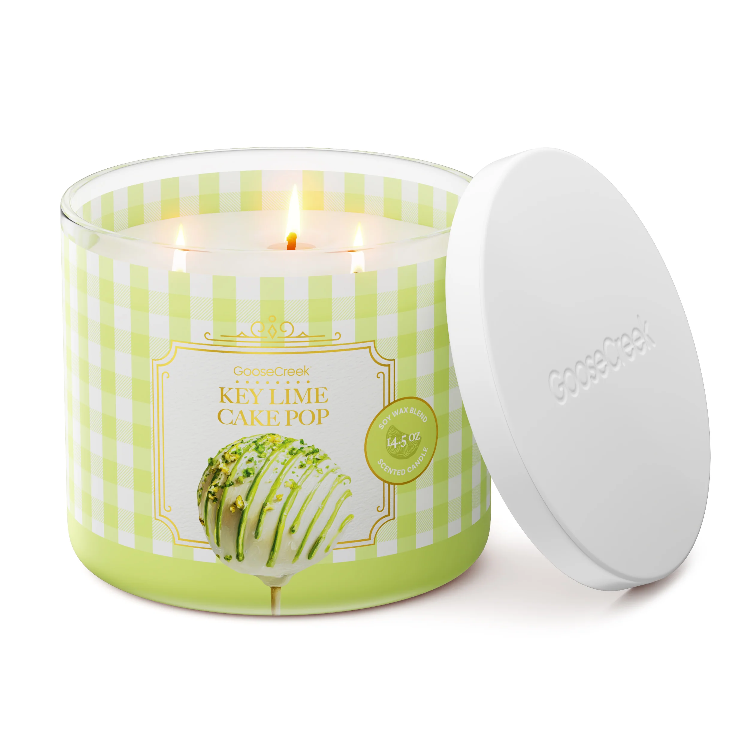 Key Lime Cake Pop 3-Wick Candle - Image 3