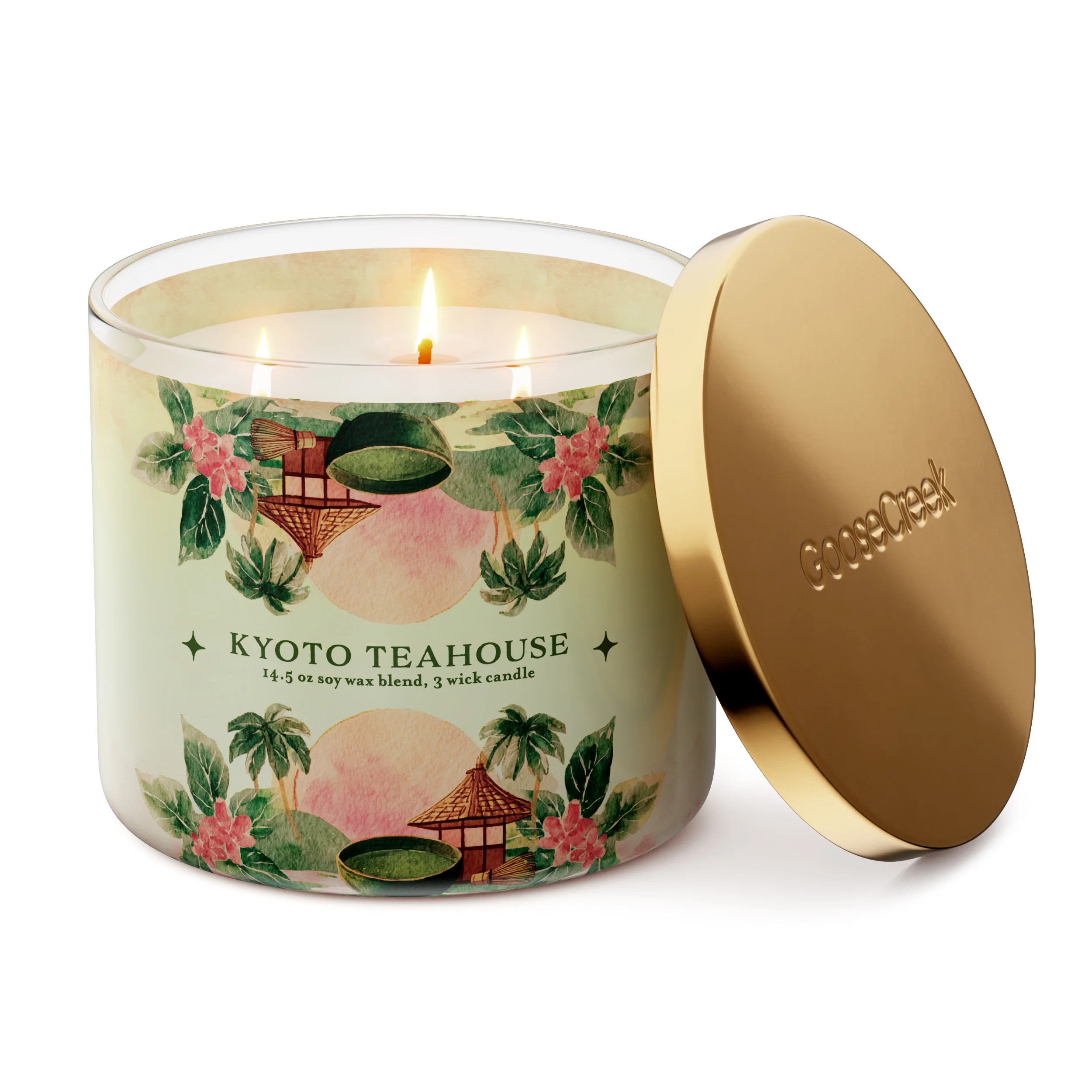 Kyoto Teahouse 3-Wick Candle - Image 3