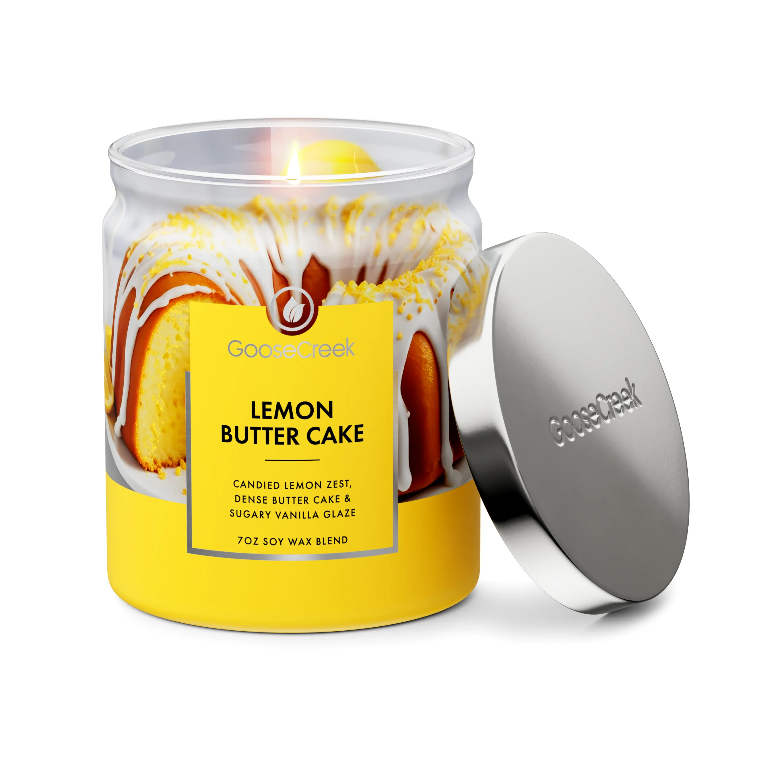 Lemon Butter Cake 7oz Single Wick Candle - Image 3