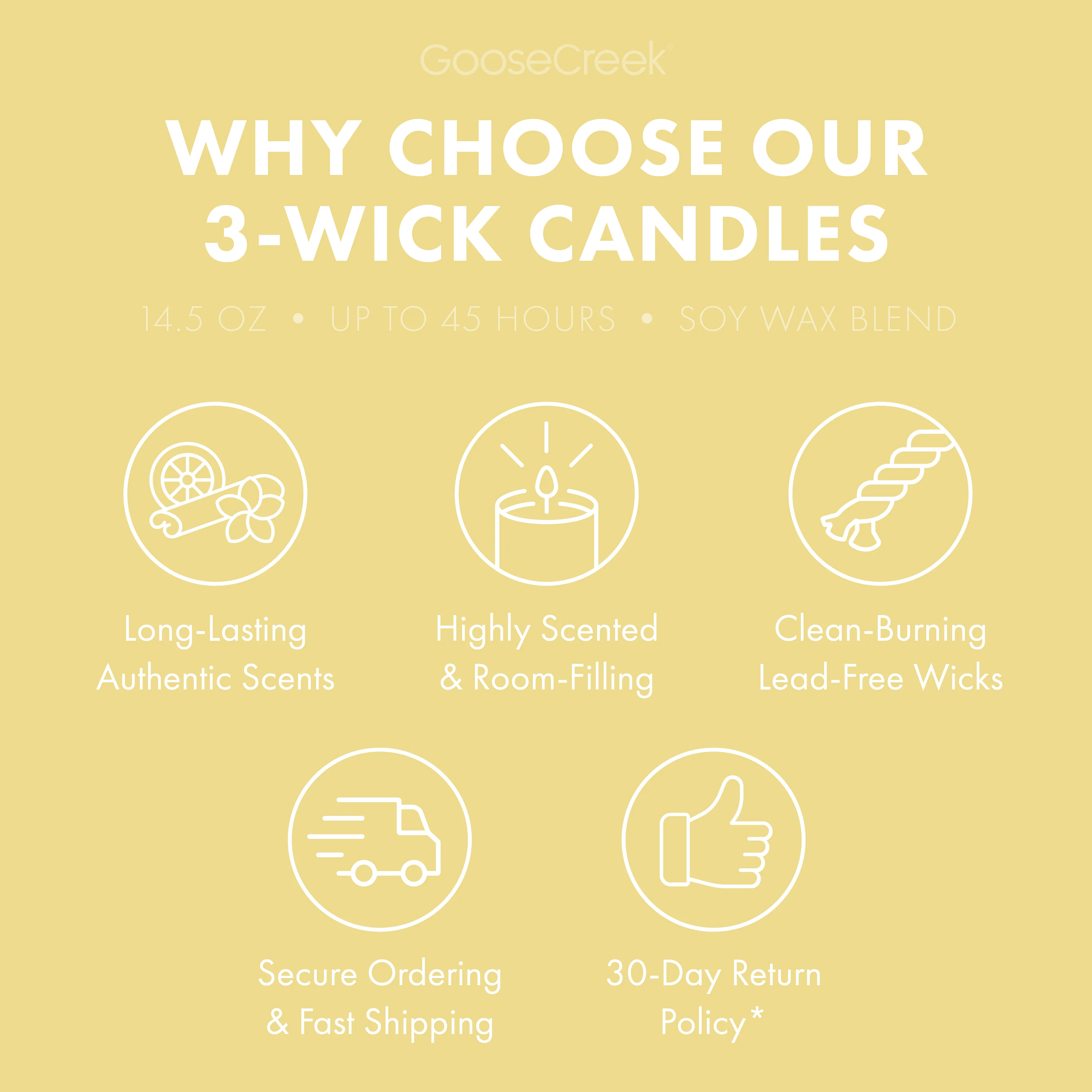 Lemon Lush Bar 3-Wick Candle - Image 4