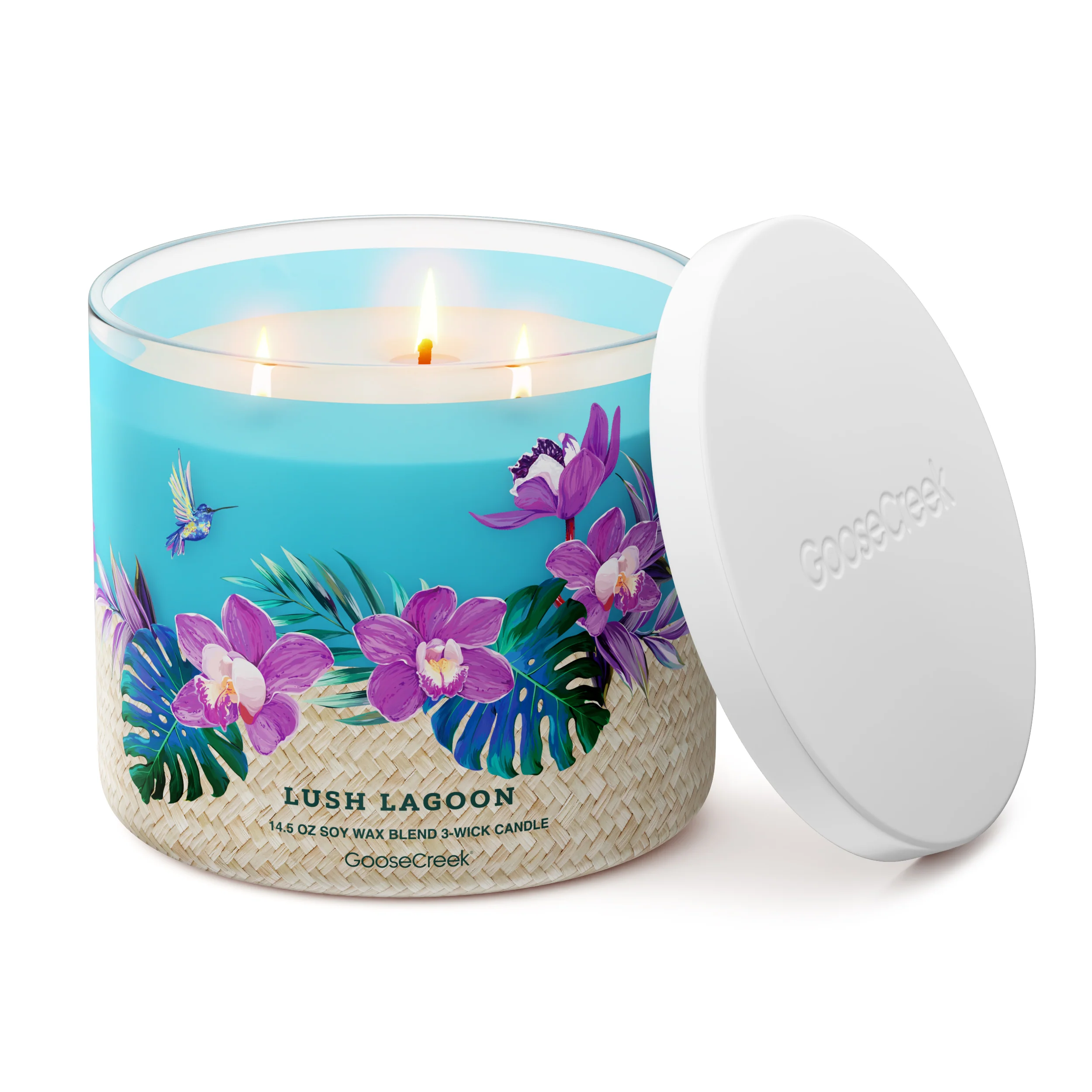 Lush Lagoon 3-Wick Candle - Image 3