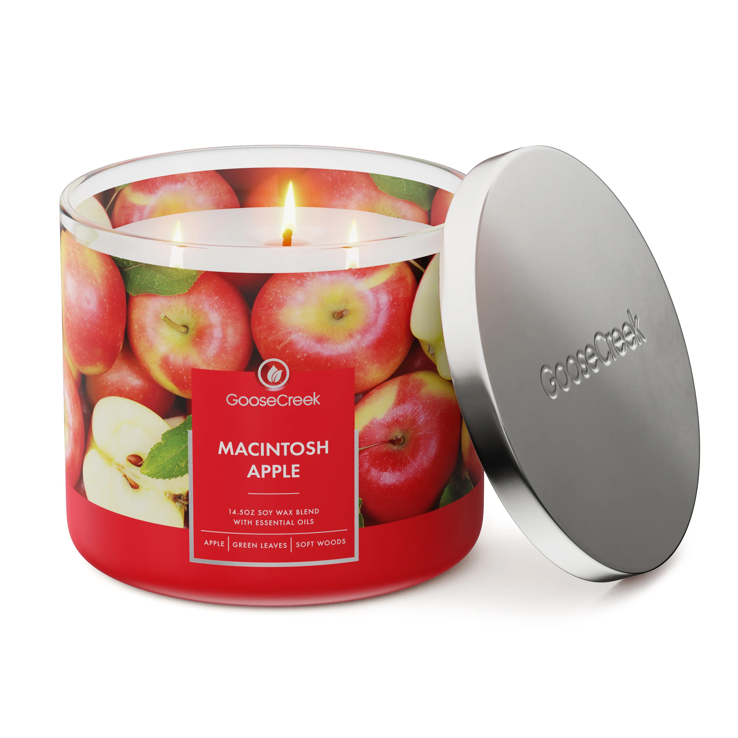 Macintosh Apple 3-Wick Candle - Image 3