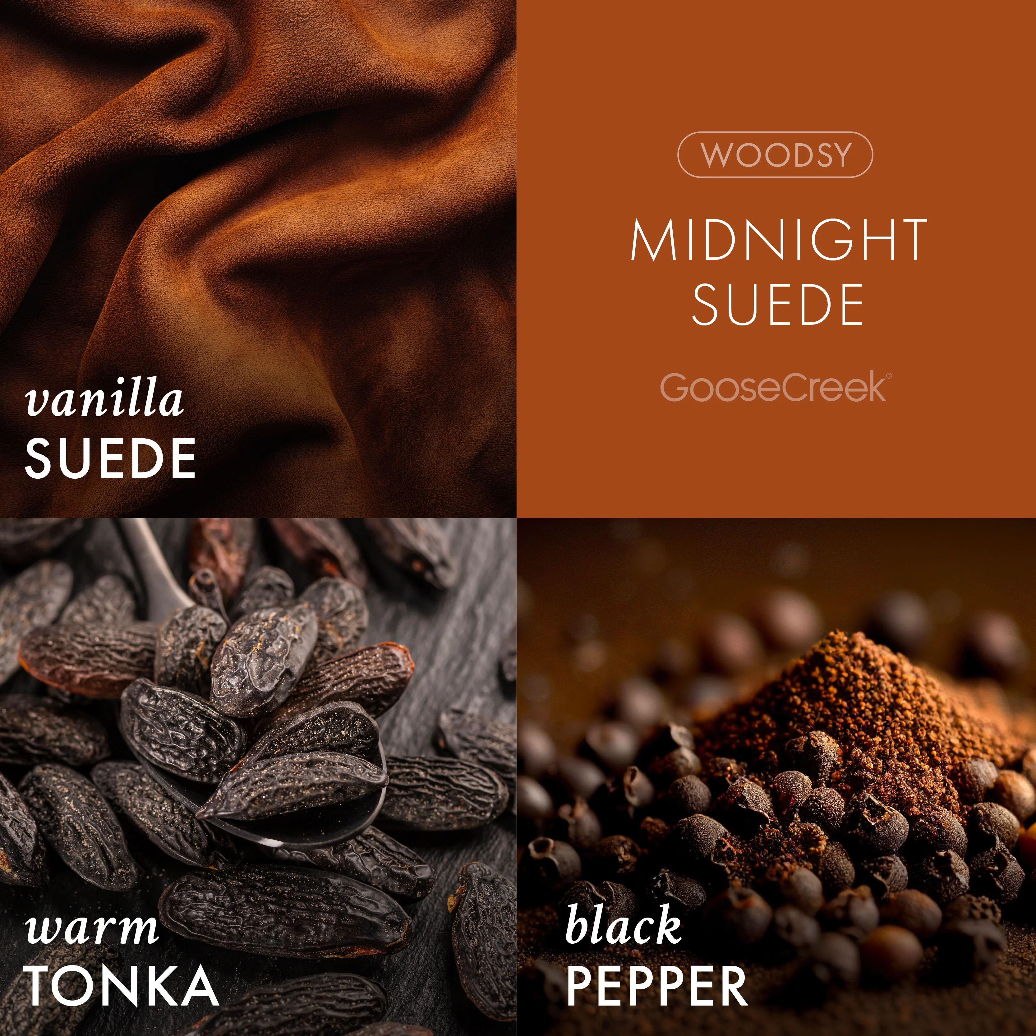 Midnight Suede 3-Wick Candle - Image 2