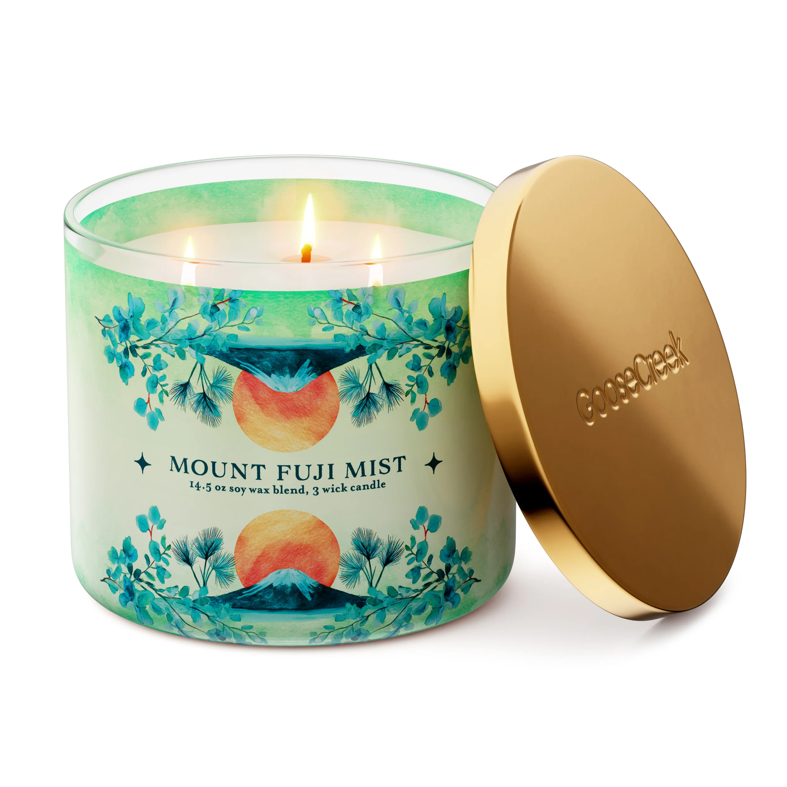 Mount Fuji Mist 3-Wick Candle - Image 3