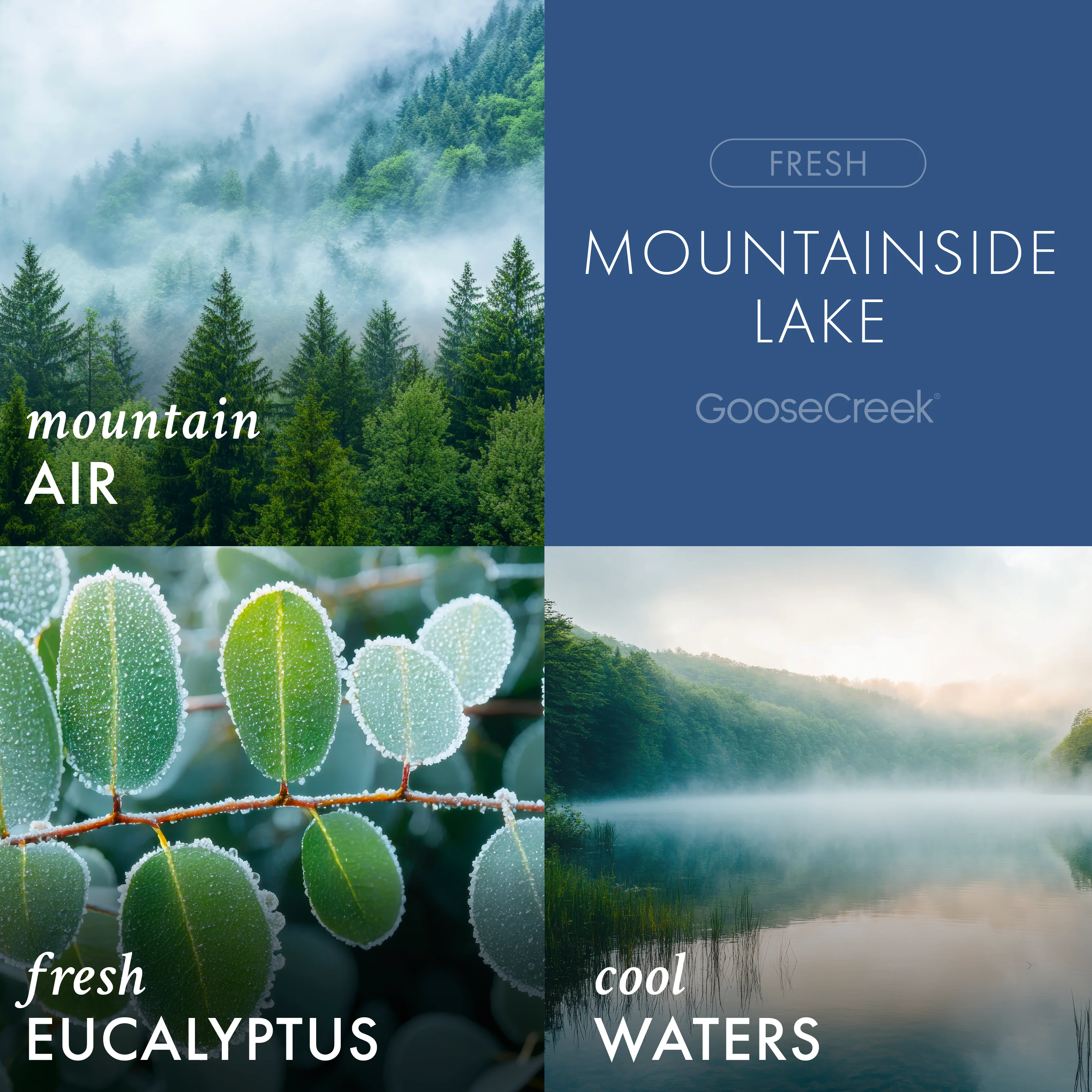Mountainside Lake 3-Wick Candle - Image 2