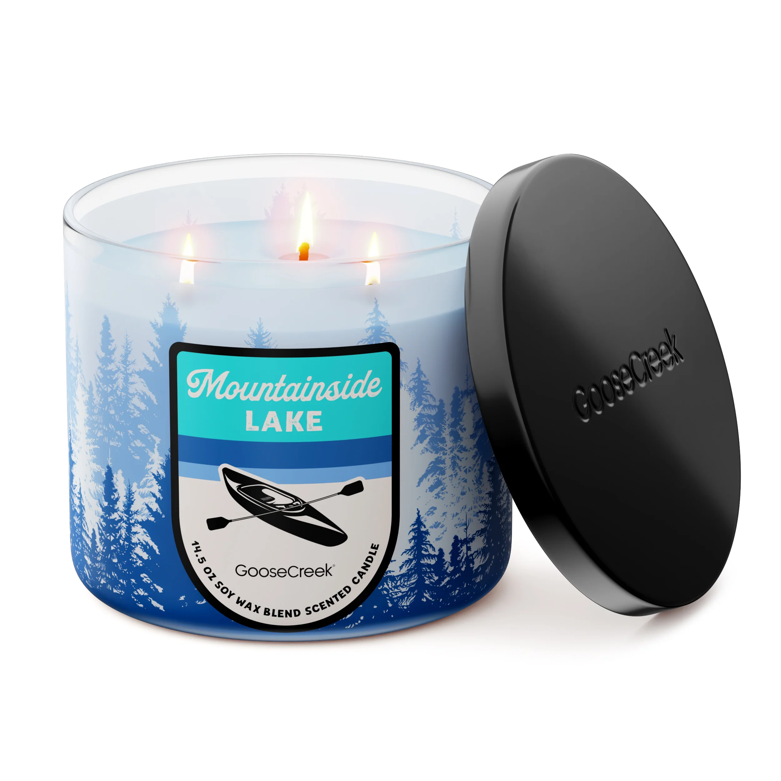 Mountainside Lake 3-Wick Candle - Image 3