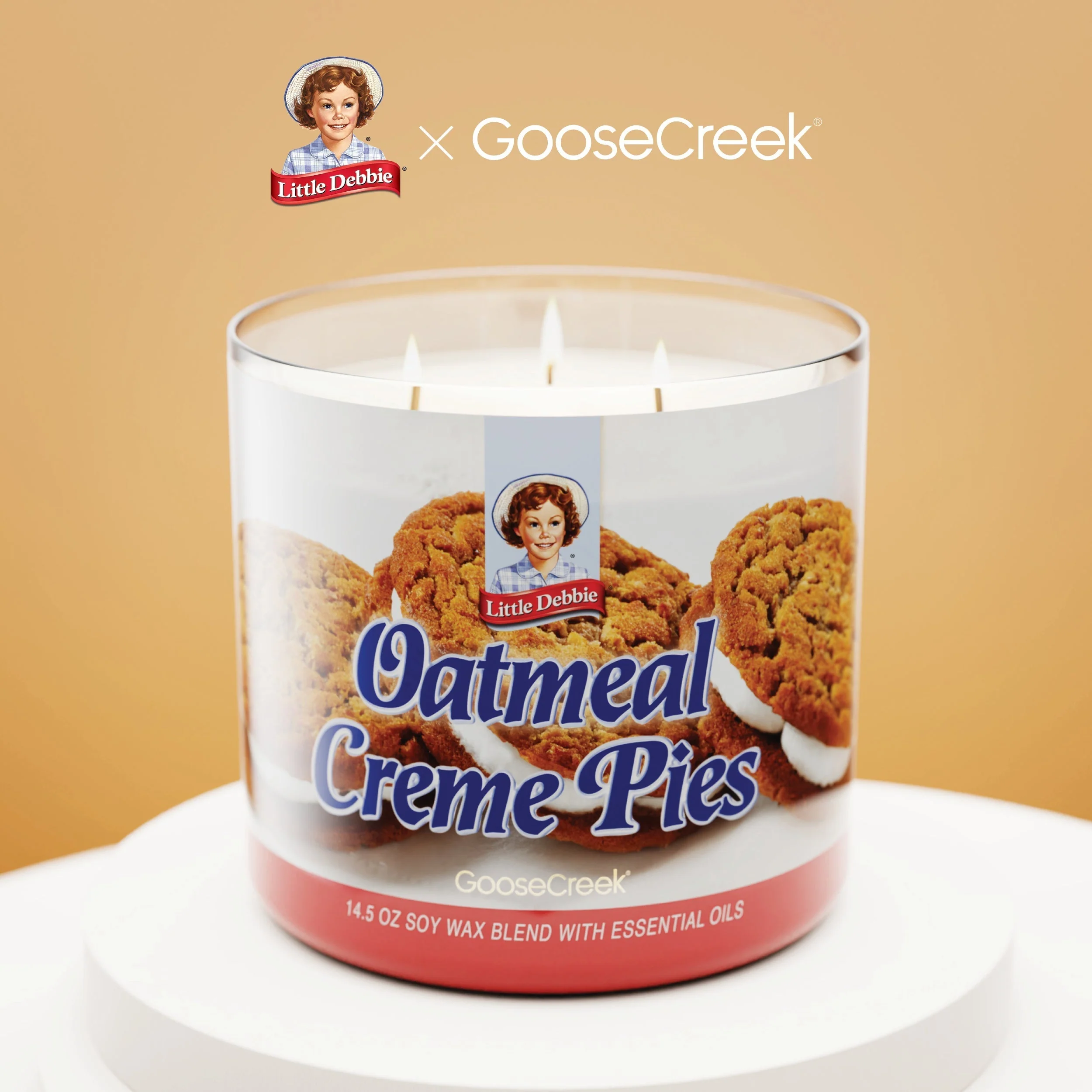 Oatmeal Creme Pies Little Debbie ™ 3-Wick Candle - Image 3