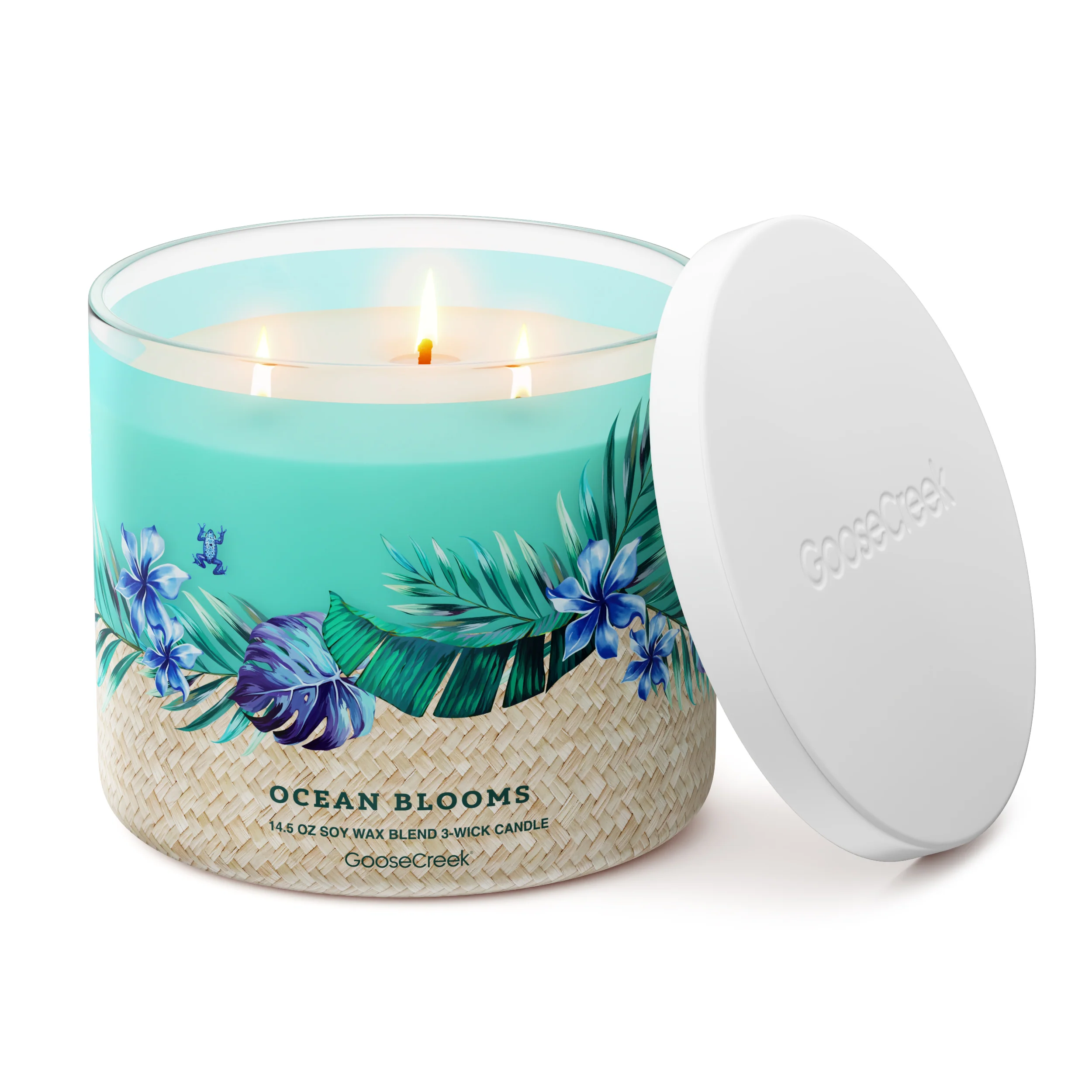 Ocean Blooms 3-Wick Candle - Image 3