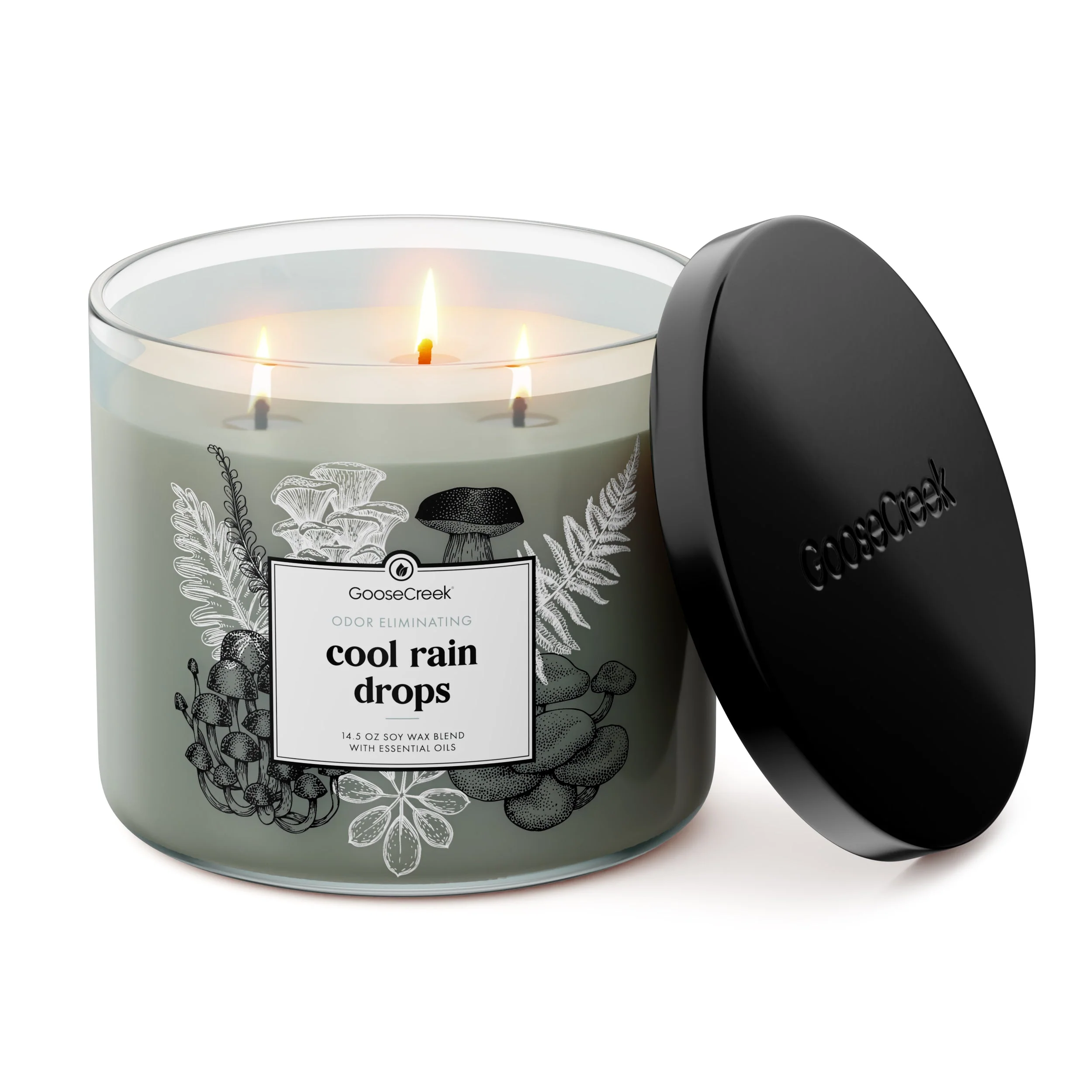 Cool Rain Drops Odor Eliminating 3-Wick Candle - Image 3