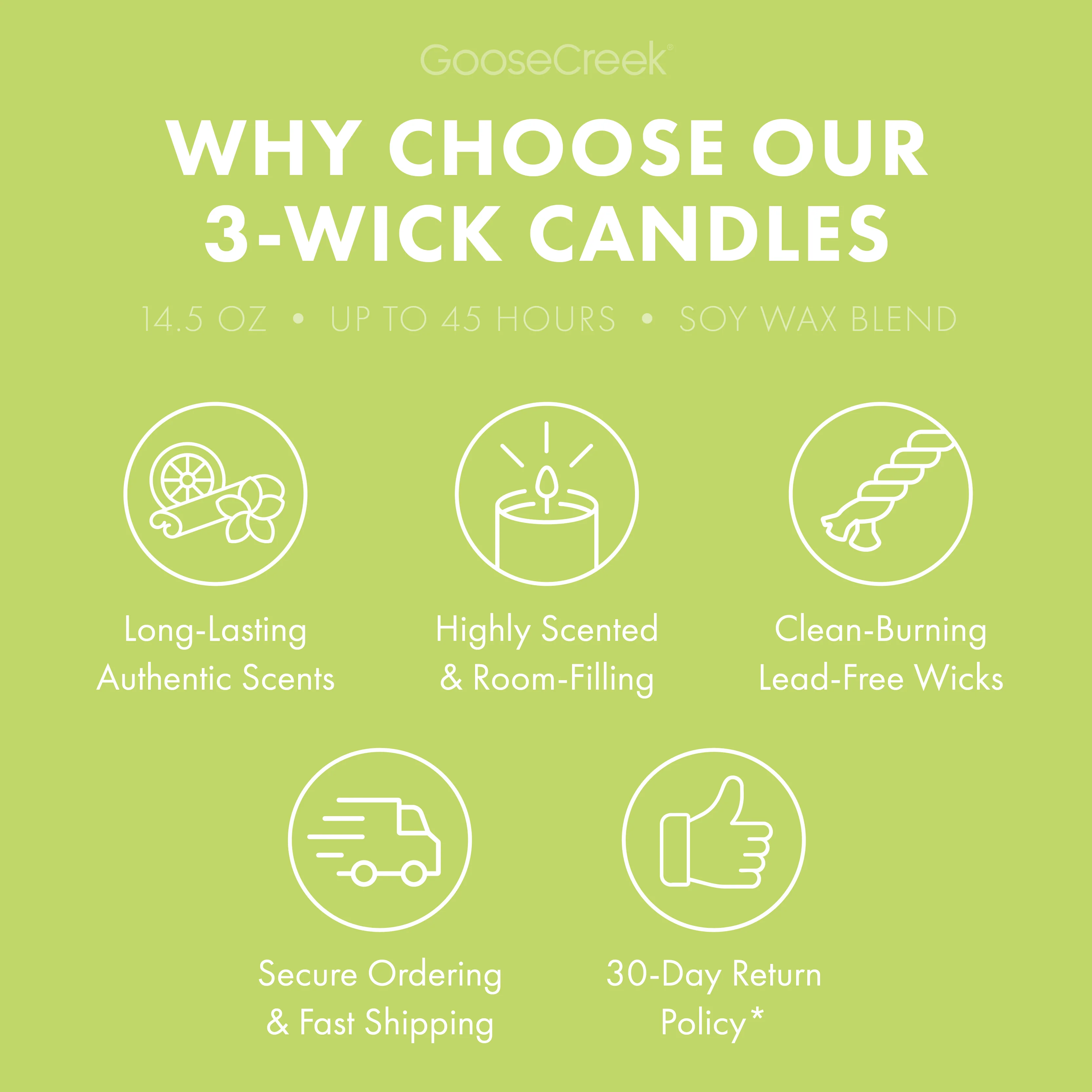 Patchouli Leaves 3-Wick Candle - Image 4