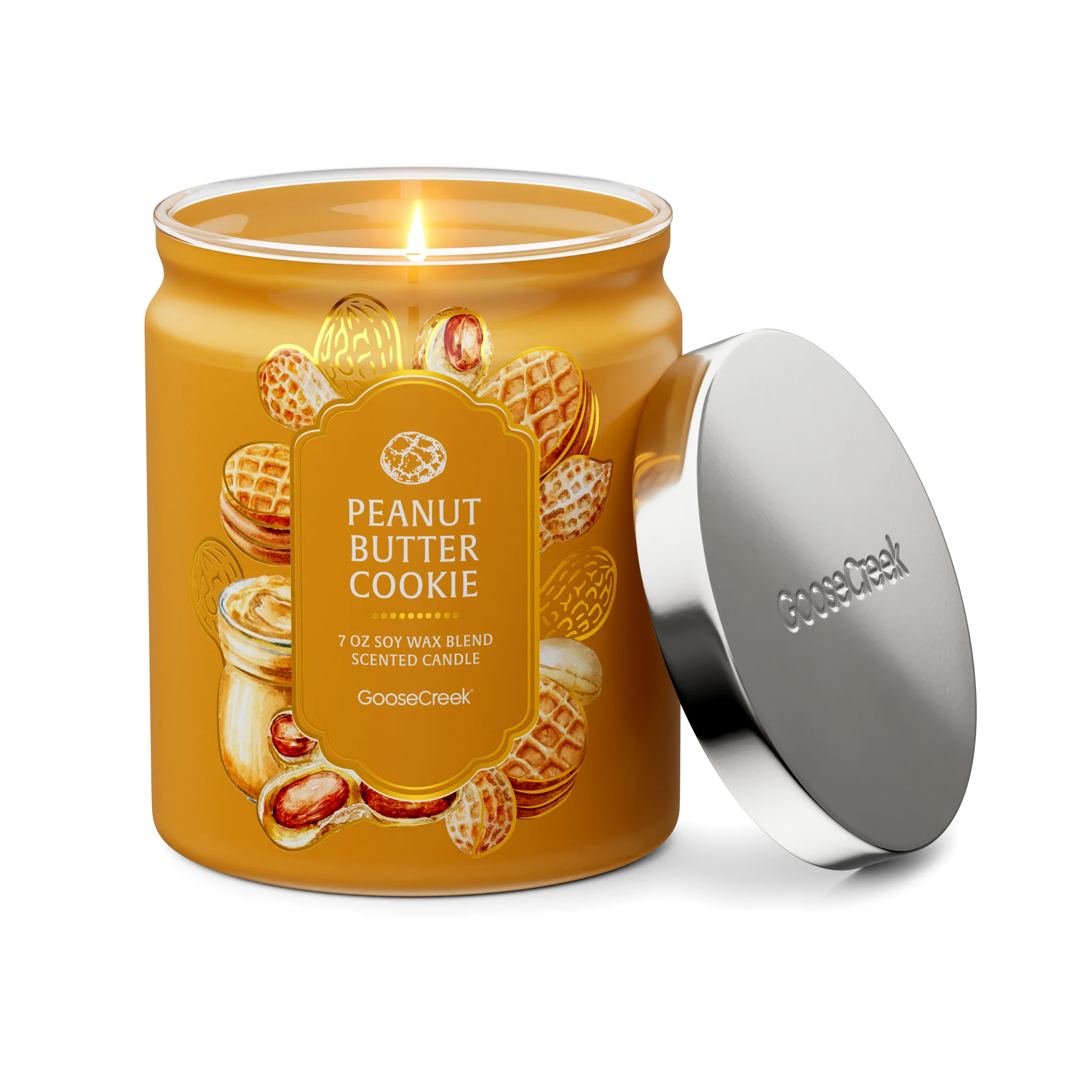 Peanut Butter Cookie 7oz Single Wick Candle - Image 3