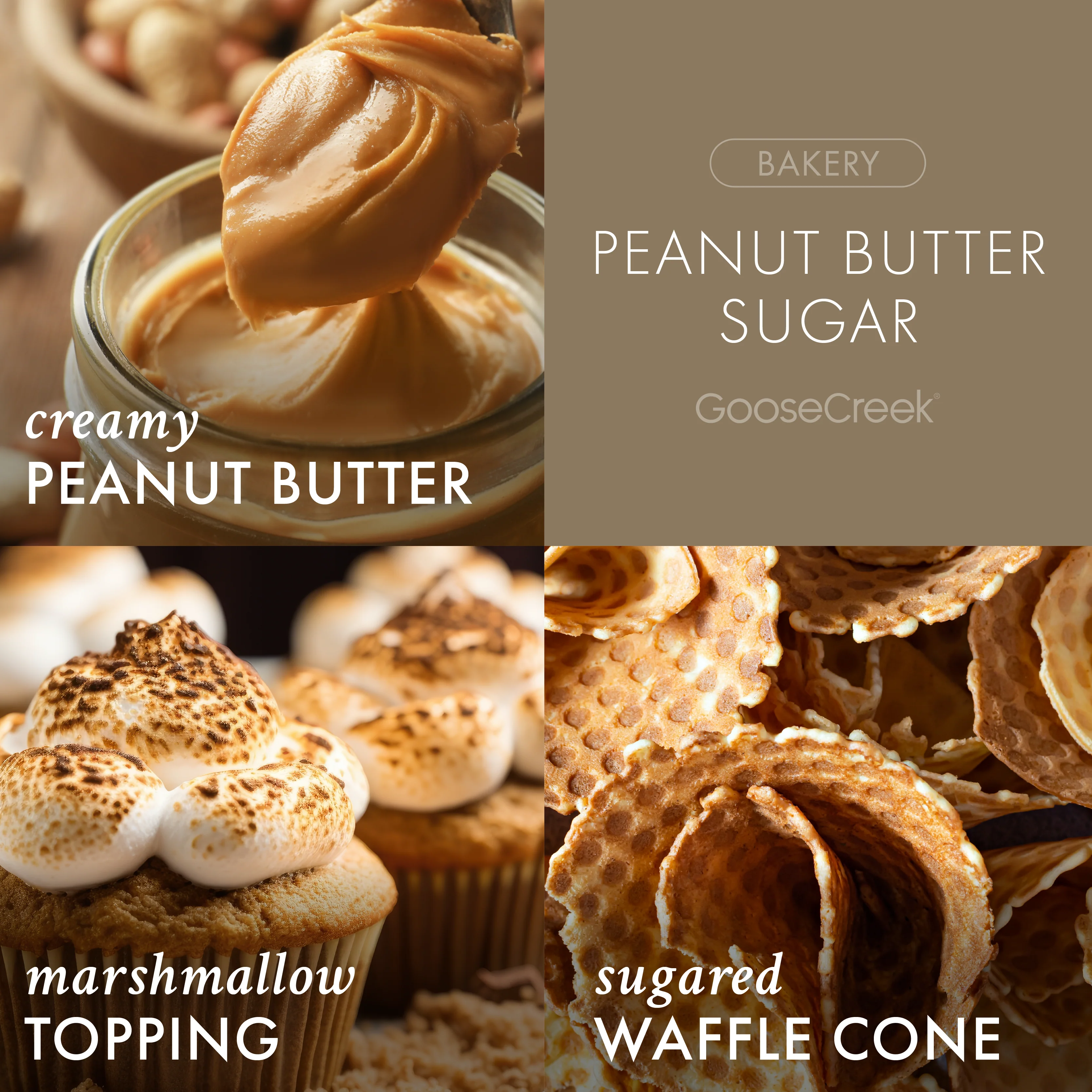 Peanut Butter Sugar 3-Wick Candle - Image 2