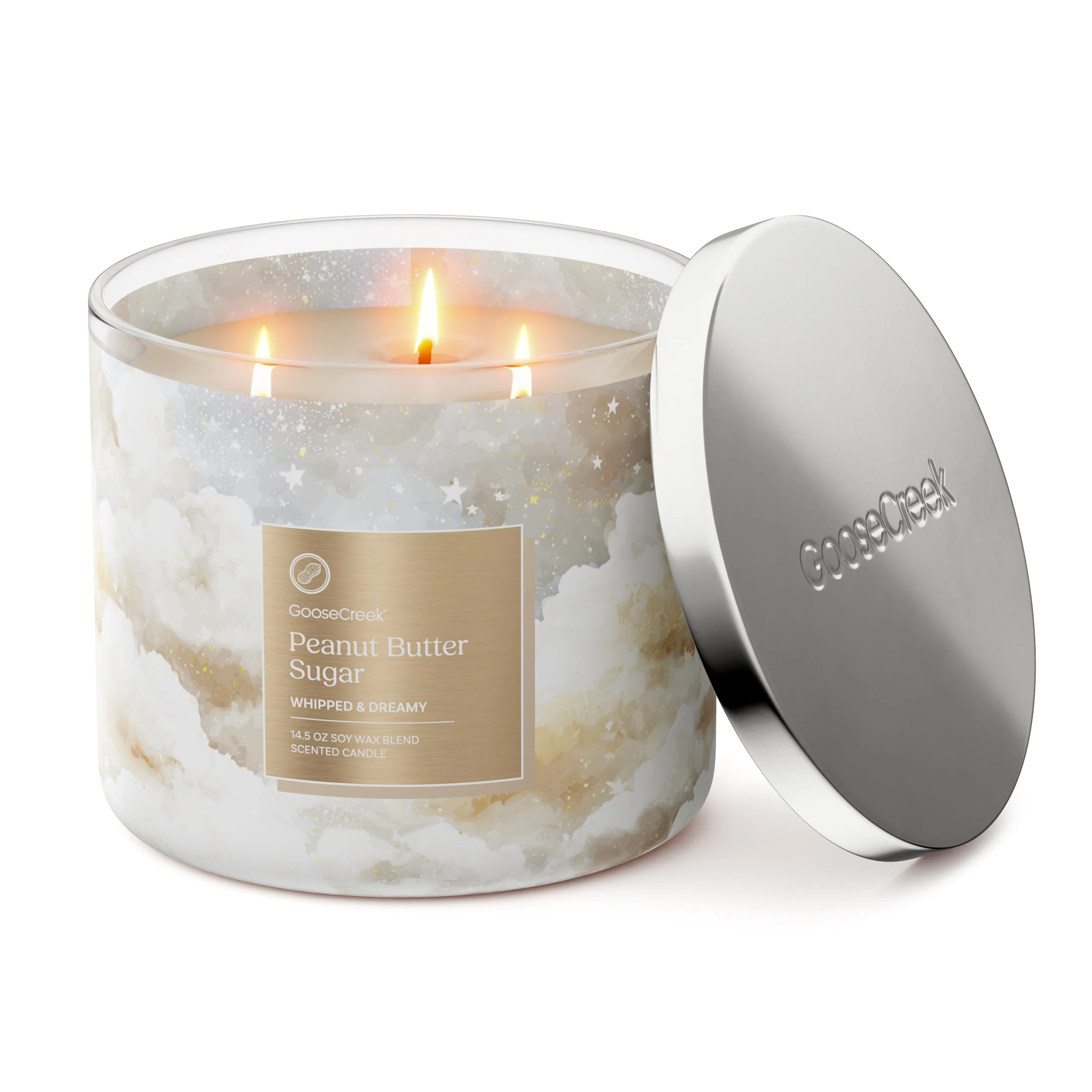 Peanut Butter Sugar 3-Wick Candle - Image 3