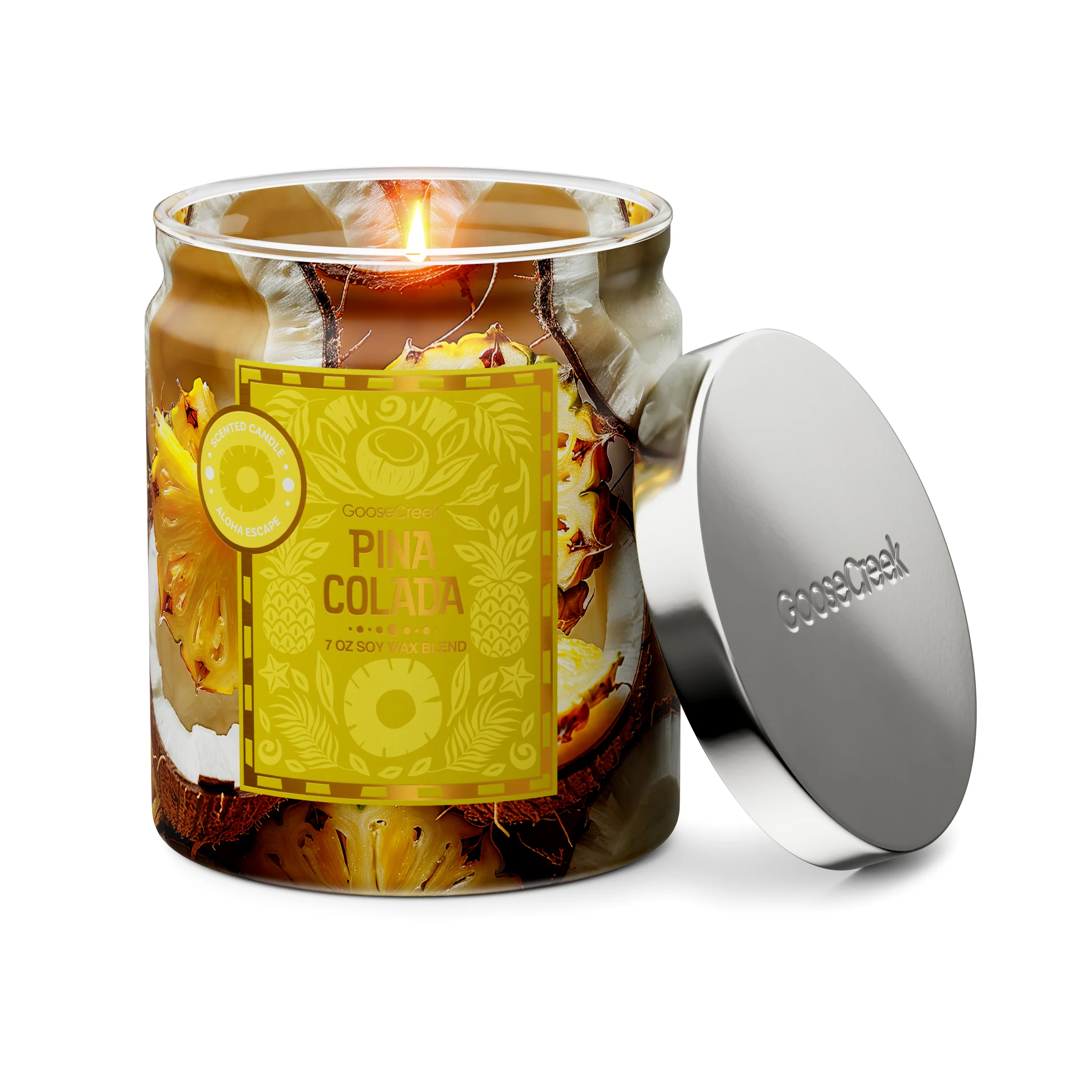 Pina Colada 7oz Single Wick Candle - Image 3