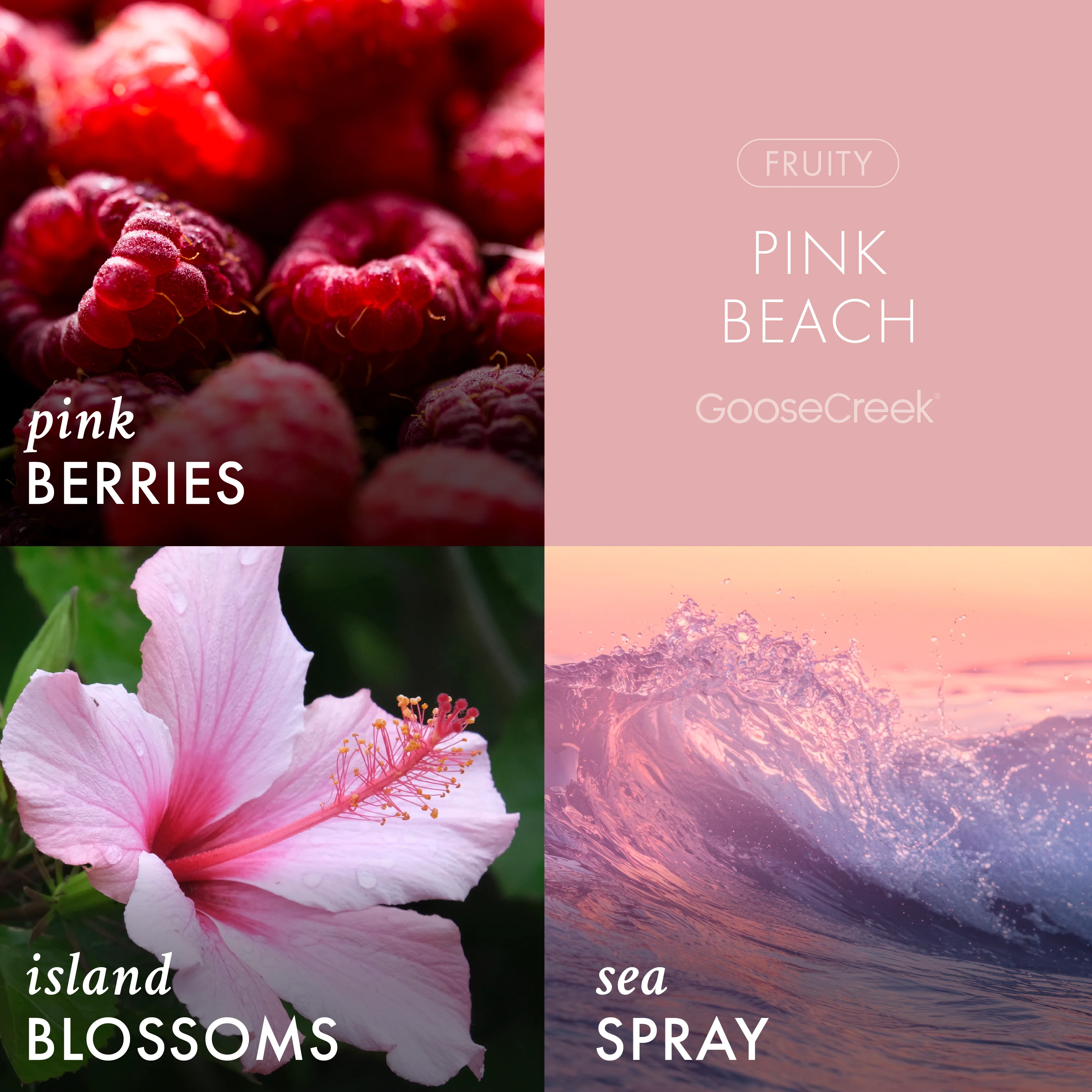Pink Beach 3-Wick Candle - Image 2