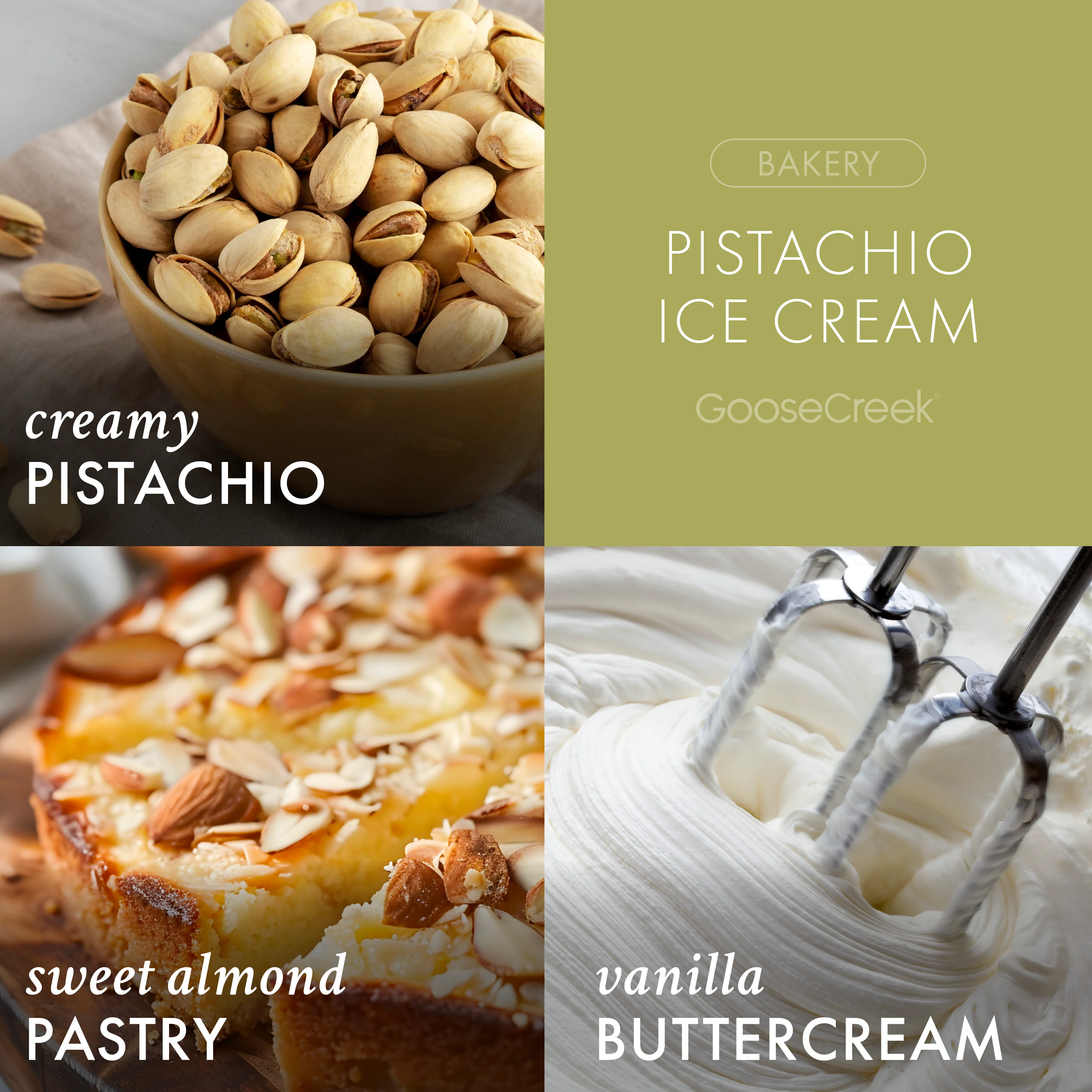 Pistachio Ice Cream 3-Wick Candle - Image 2