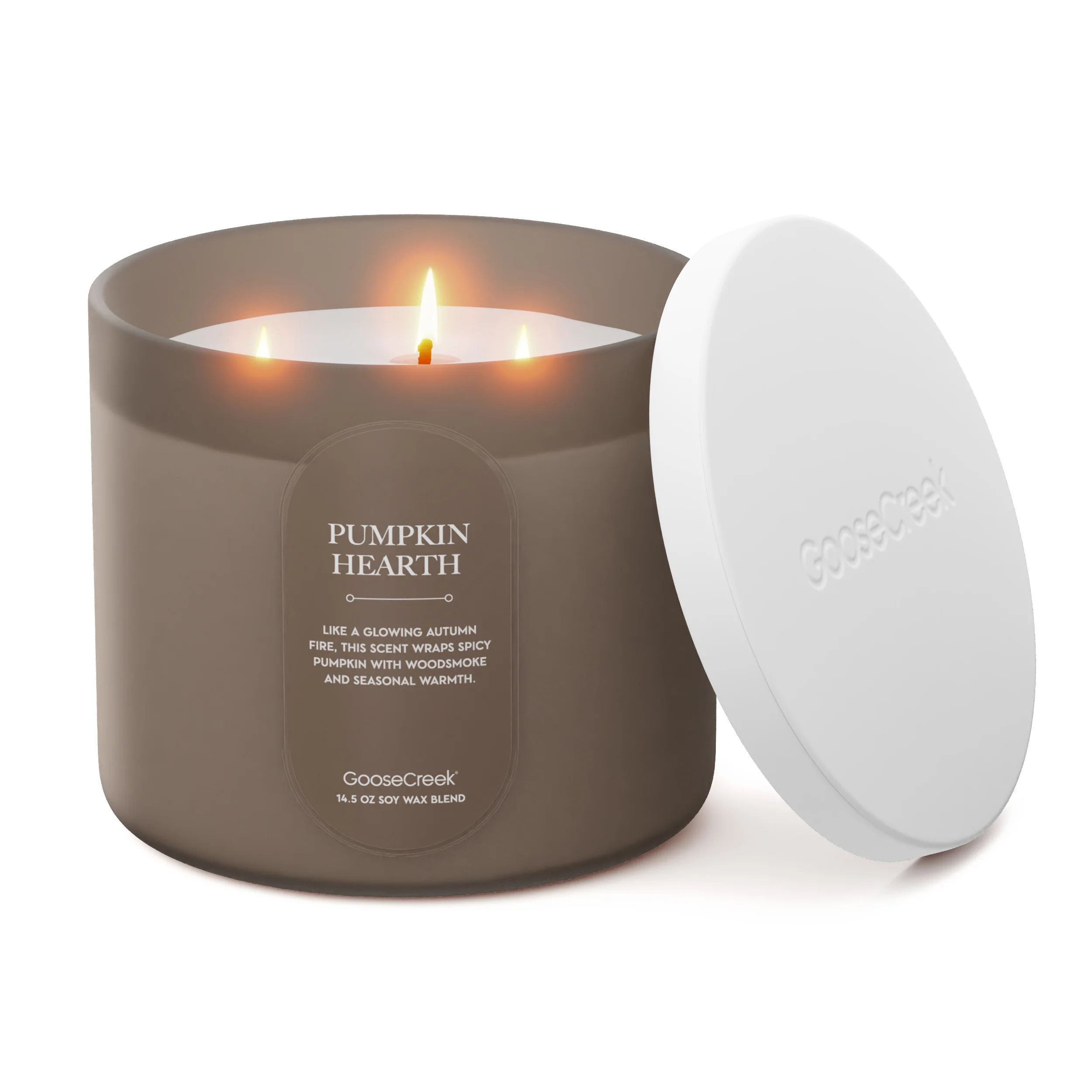 Pumpkin Hearth 3-Wick Candle - Image 3