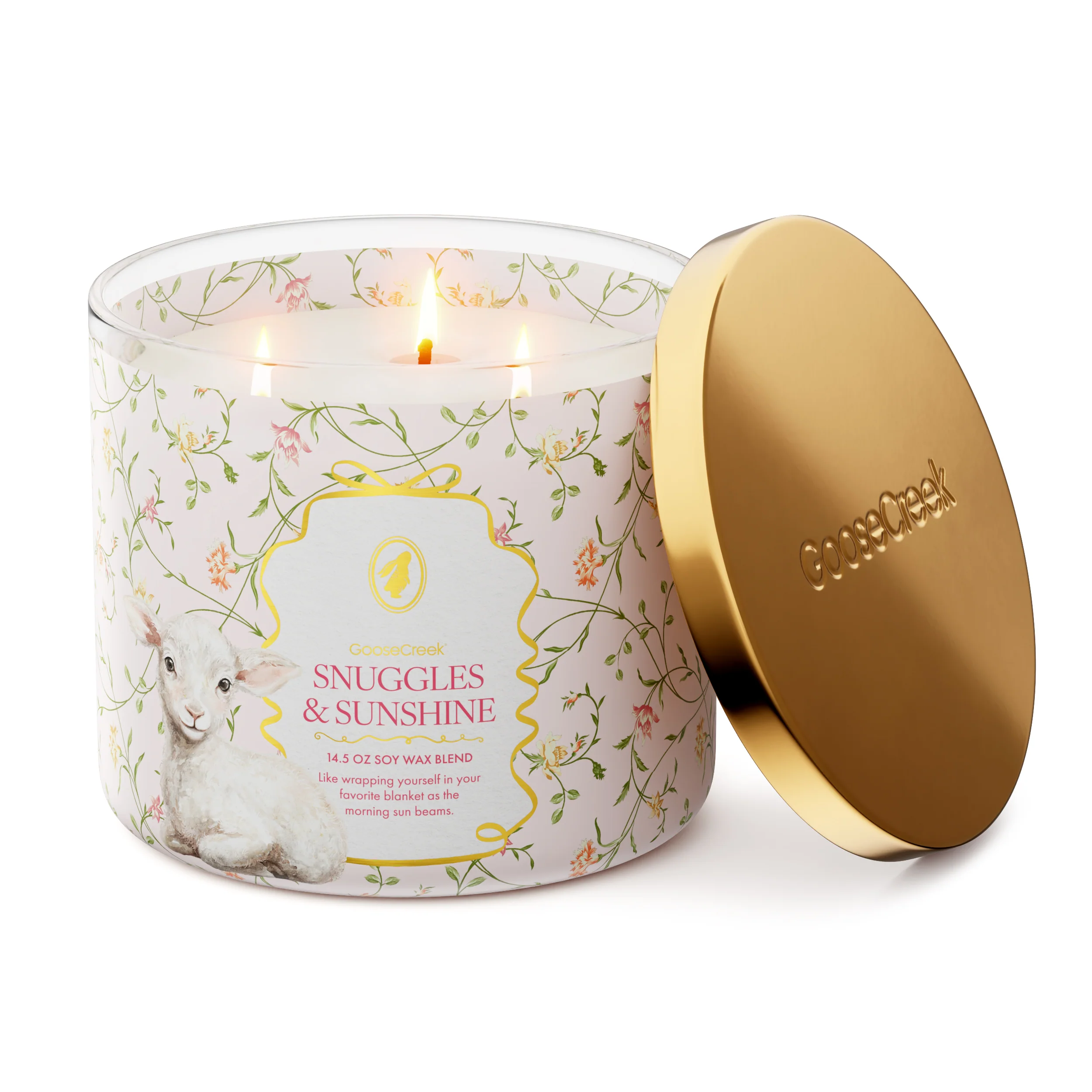 Snuggles & Sunshine 3-Wick Candle - Image 3
