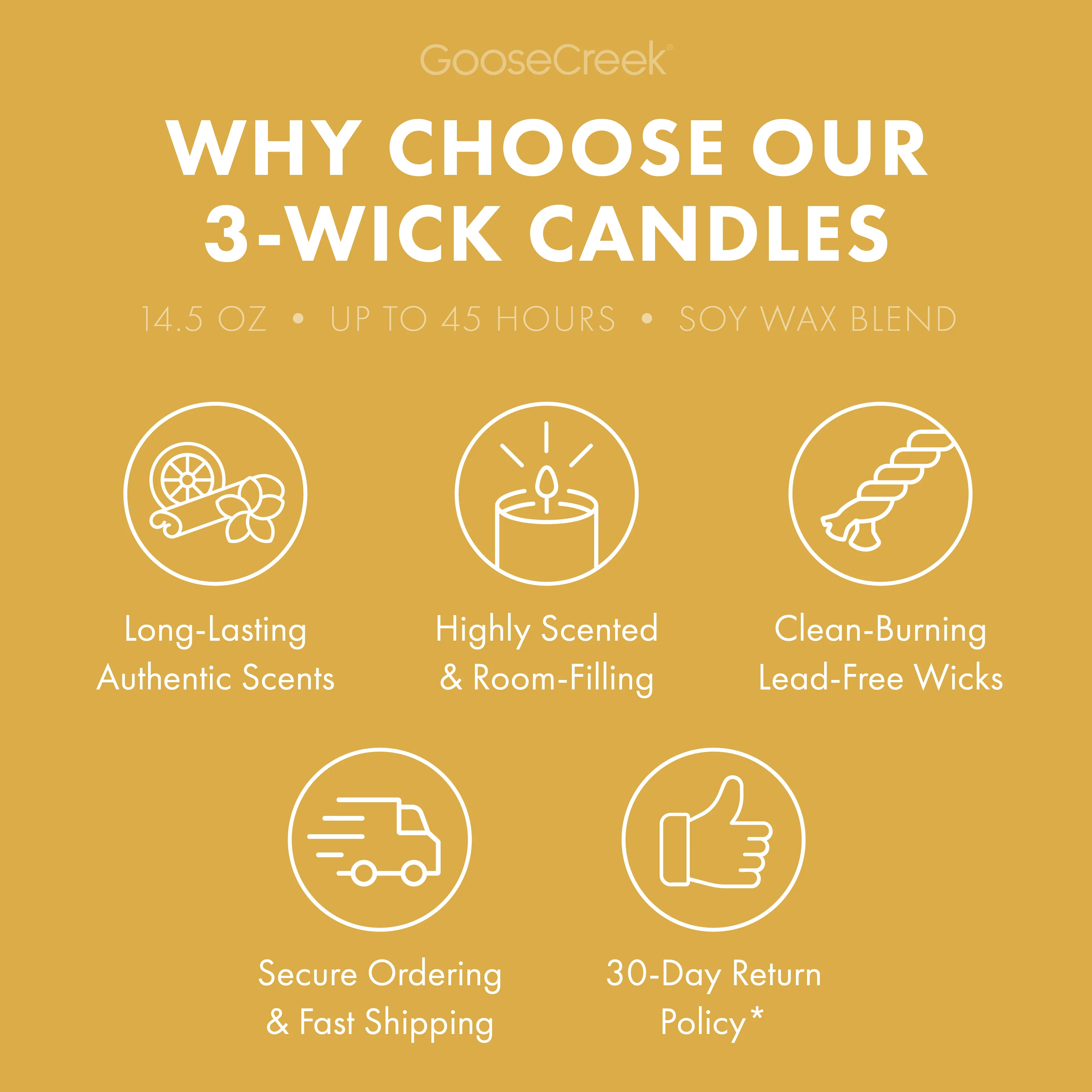 Sparkling Orange Mimosa 3-Wick Candle - Image 4