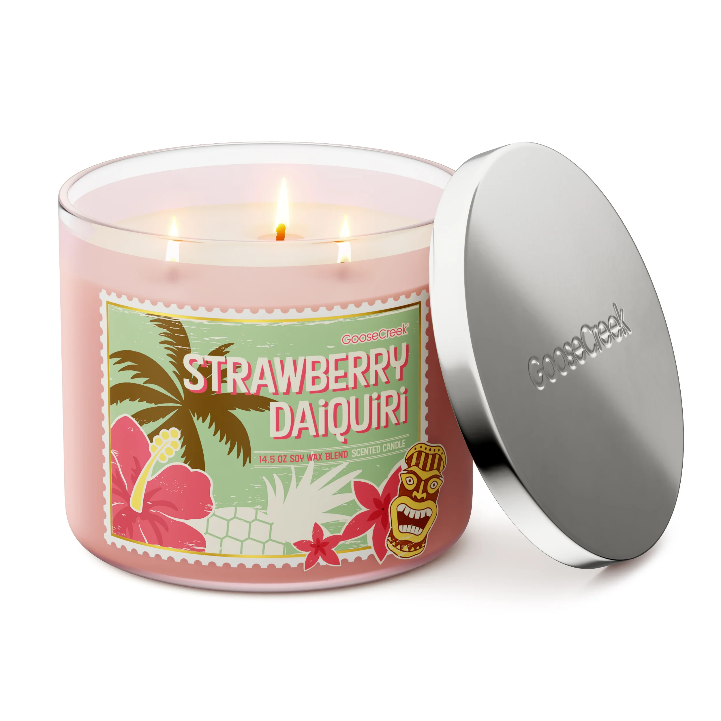 Strawberry Daiquiri 3-Wick Candle - Image 3