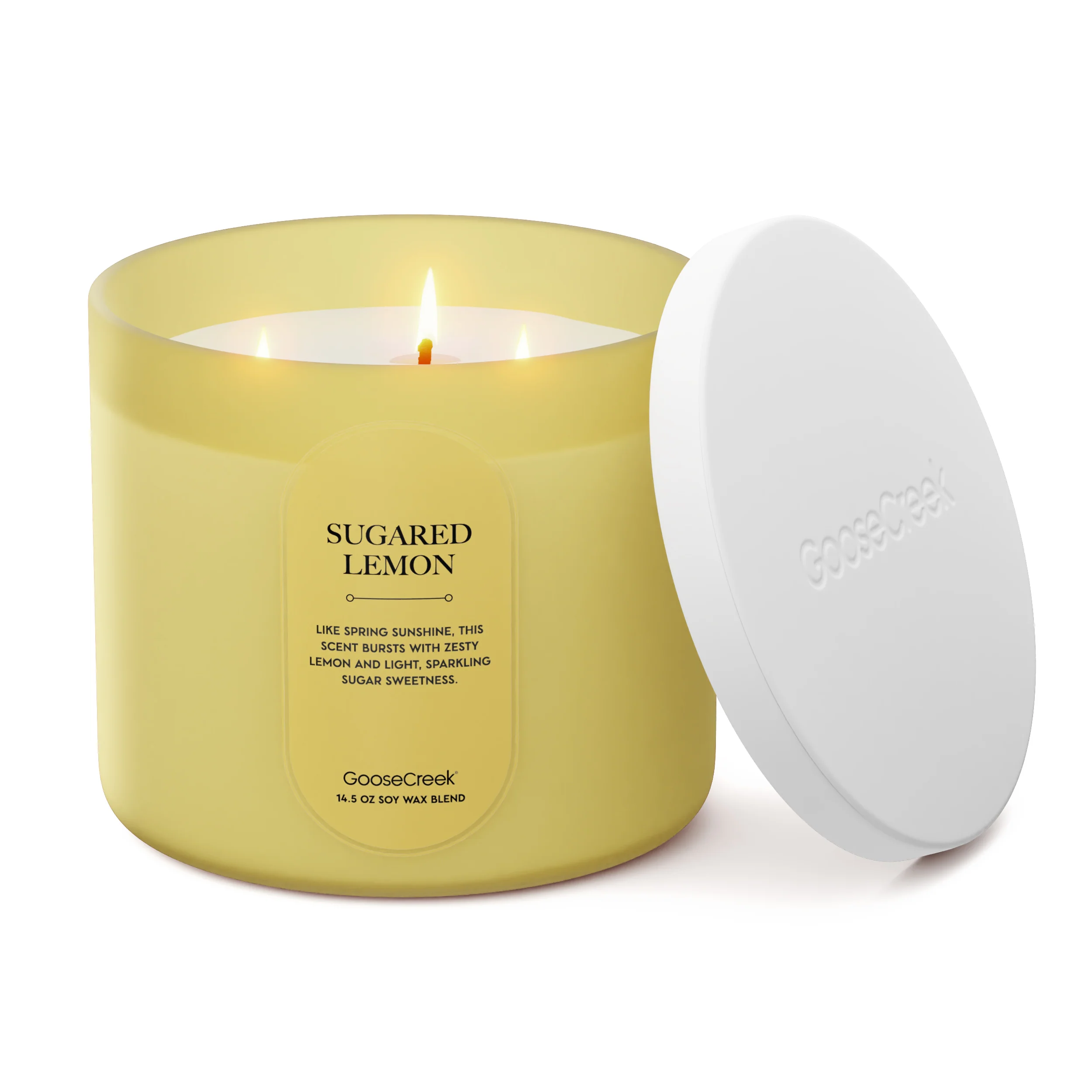 Sugared Lemon 3-Wick Candle - Image 3