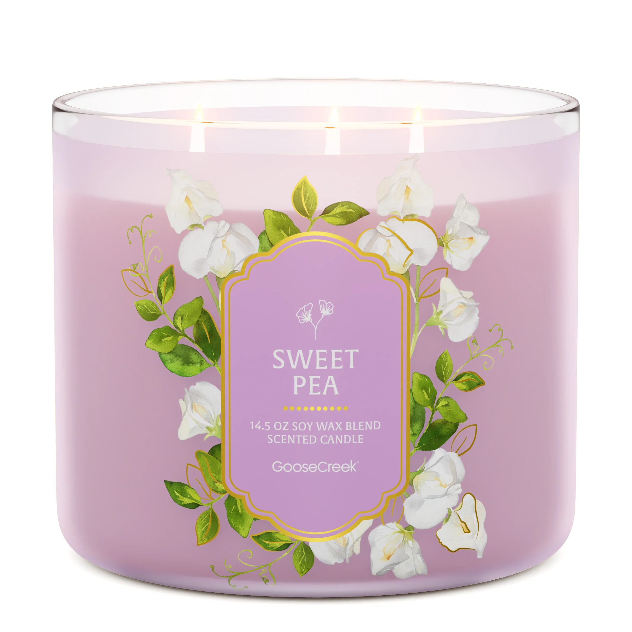 Sweet Pea Large 3-Wick Candle
